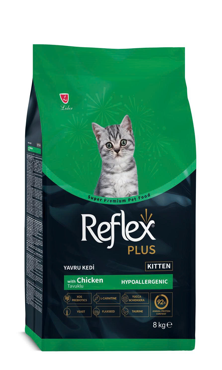 Thức ăn cho mèo Reflex Plus Kitten Food Chicken (vị thịt gà) 8kg