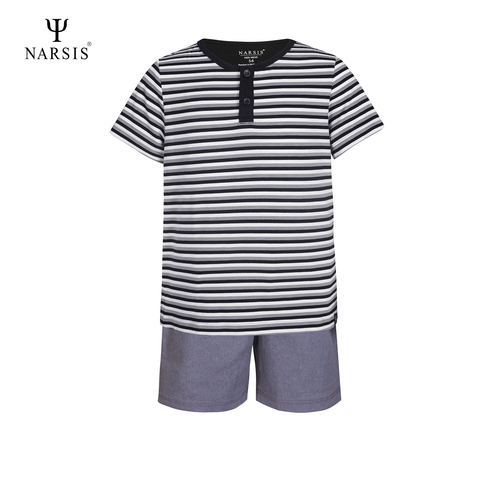 BỘ HÈ BÉ TRAI KE2009 NARSIS CHẤT LIỆU THOÁNG MÁT, DỄ CHỊU, THOẢI MÁI CẢ NGÀY, DỄ VẬN ĐỘNG_thumbnail_3