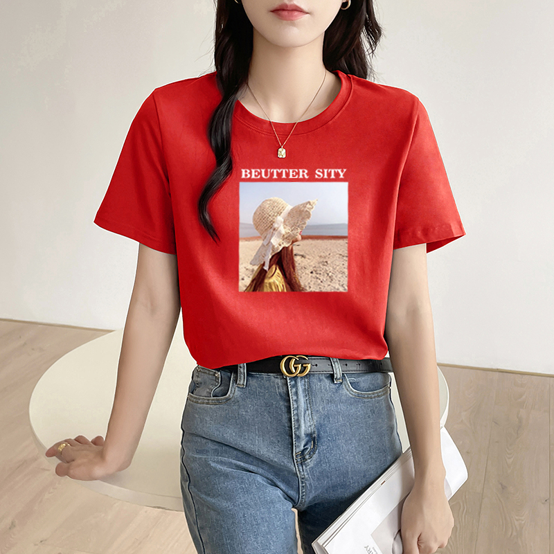 [Form Rộng] Áo phông nữ form rộng in hình cô gái - Áo thun nữ chất thun cotton Loza - CT6249_thumbnail_1