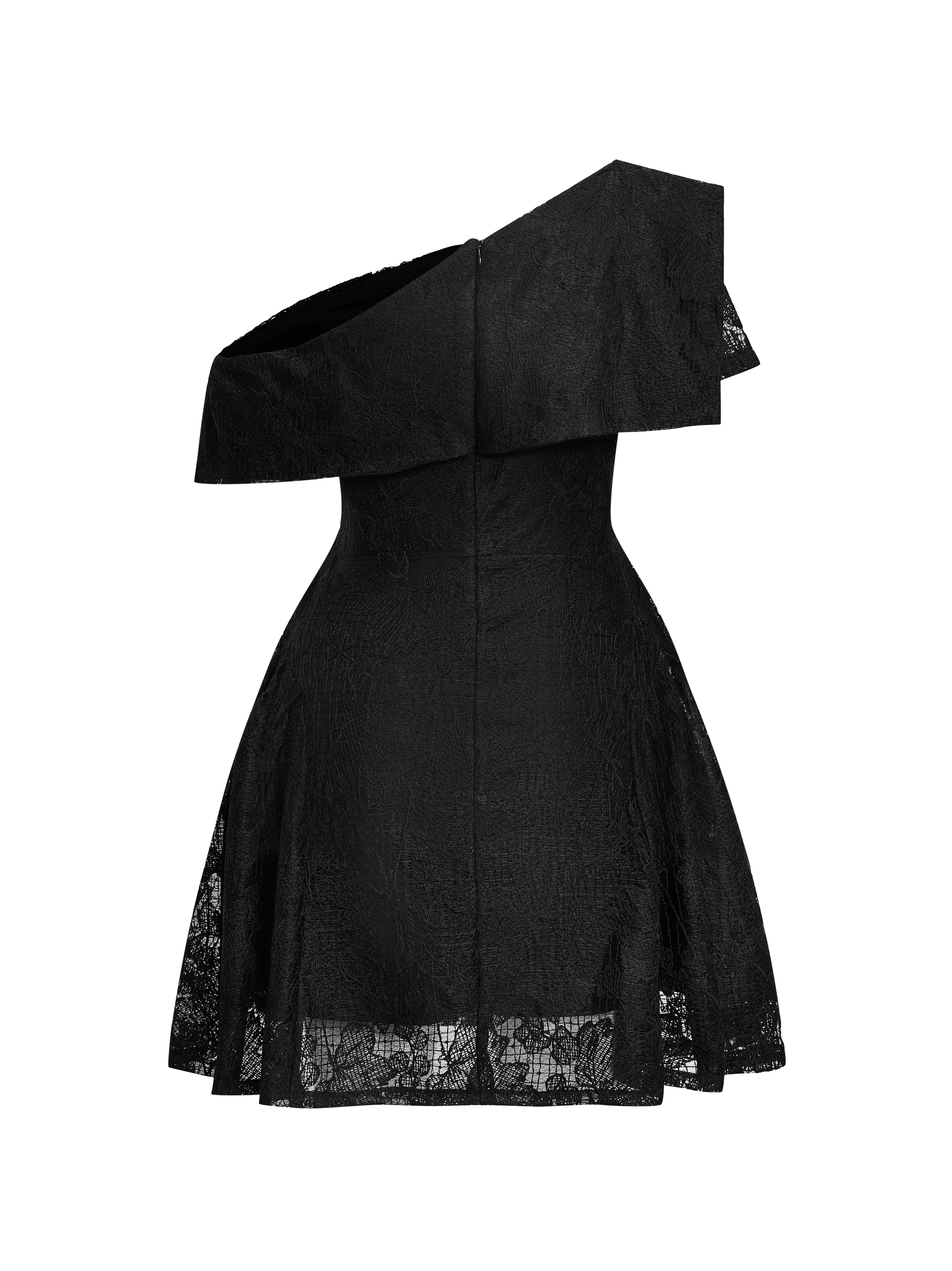 BIGSIZE NỮ - Đầm ren kiểu trễ vai 1 bên V-DA210_thumbnail_5