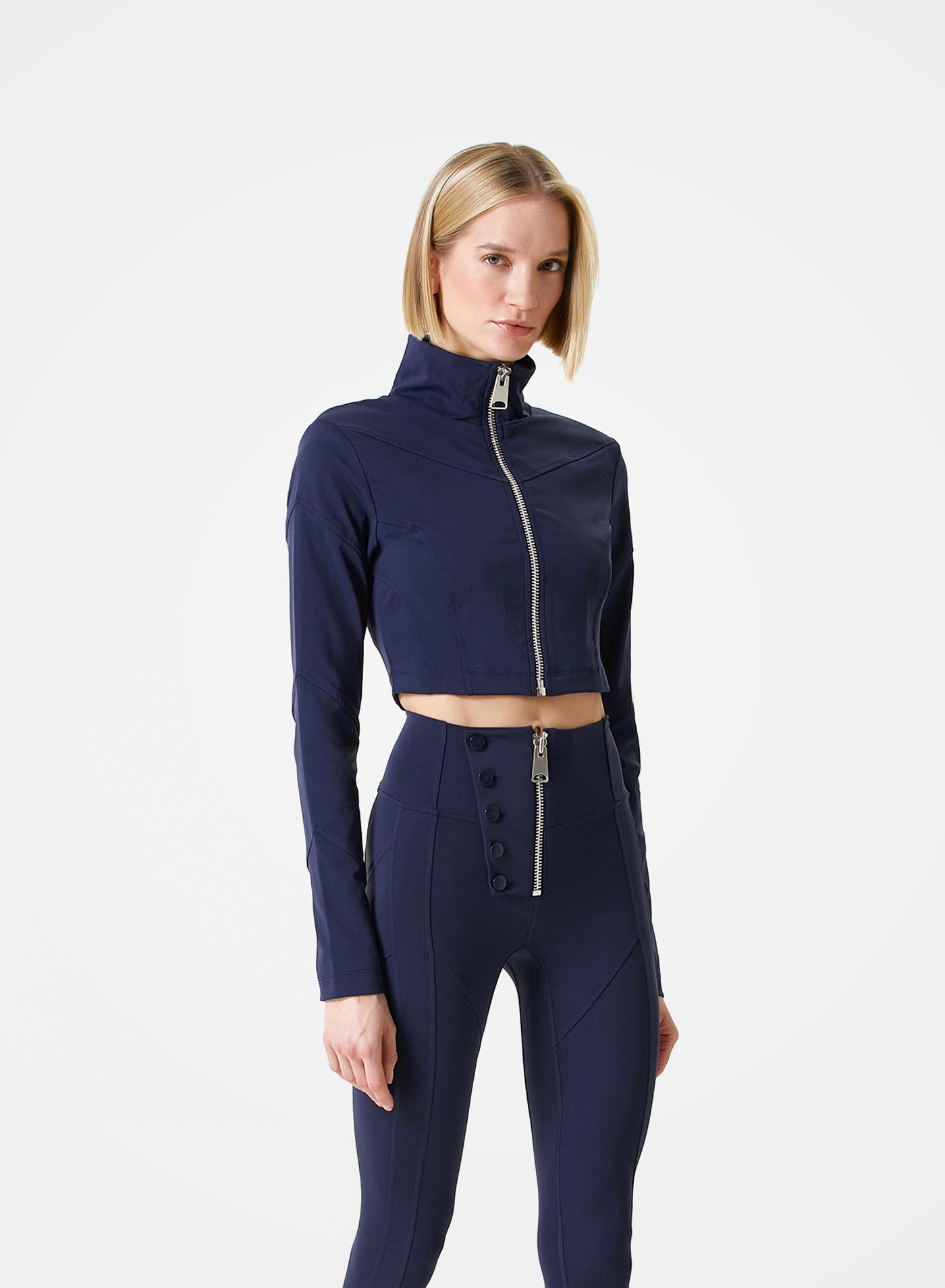 Iselin Navy Blue Leggings