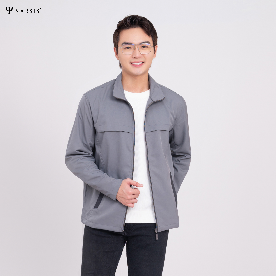 ÁO KHOÁC NAM D0037 NARSIS CHẤT LIỆU THOÁNG MÁT, DỄ CHỊU, THOẢI MÁI CẢ NGÀY, DỄ VẬN ĐỘNG_thumbnail_3