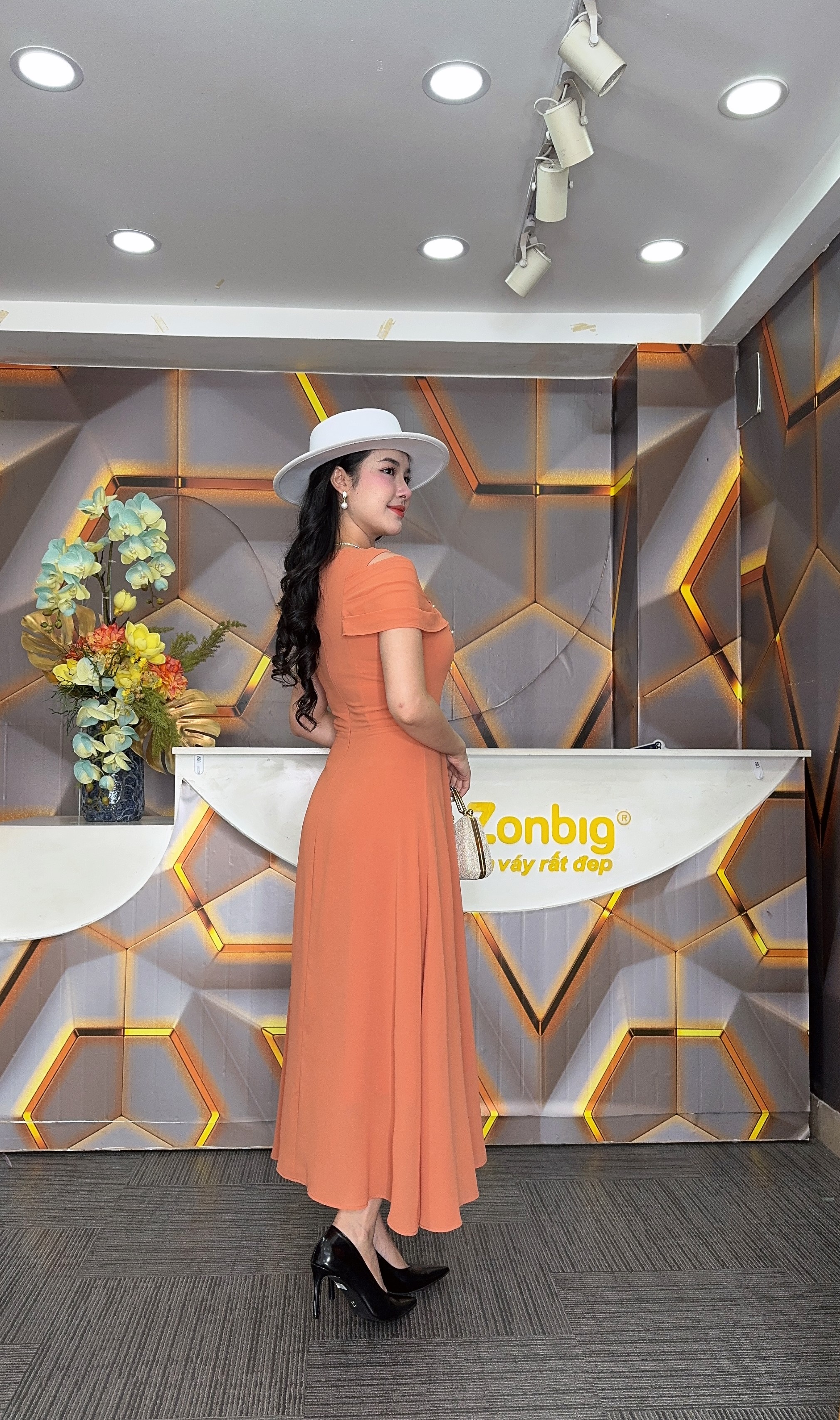 Đầm xòe - Y1895 - Thương hiệu Zonbig_thumbnail_3