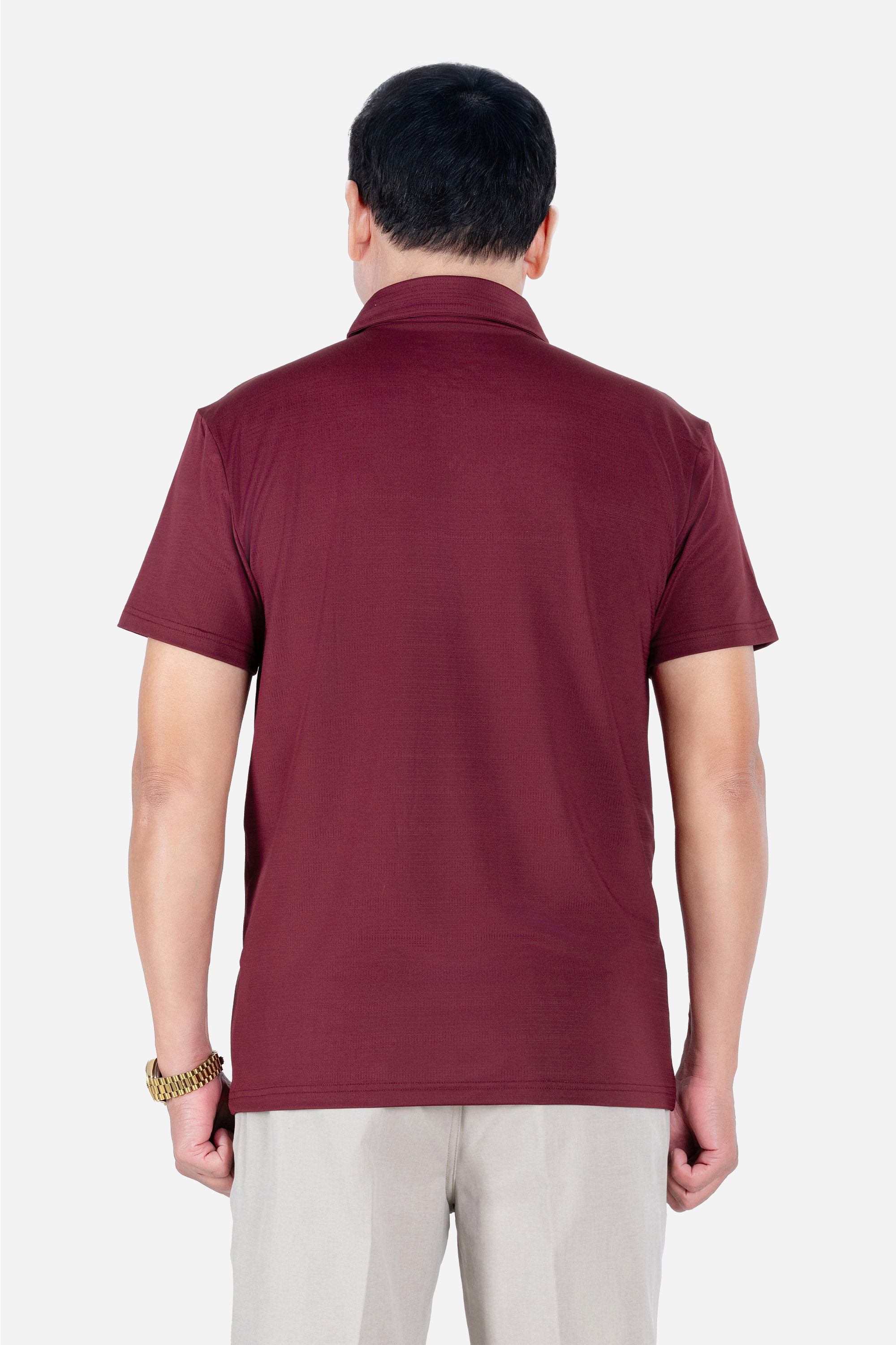 Áo Polo Thể Thao Nam Trung Niên ANCHI Chất Liệu Thun Lạnh Phom Suông Vạt Ngang_thumbnail_10