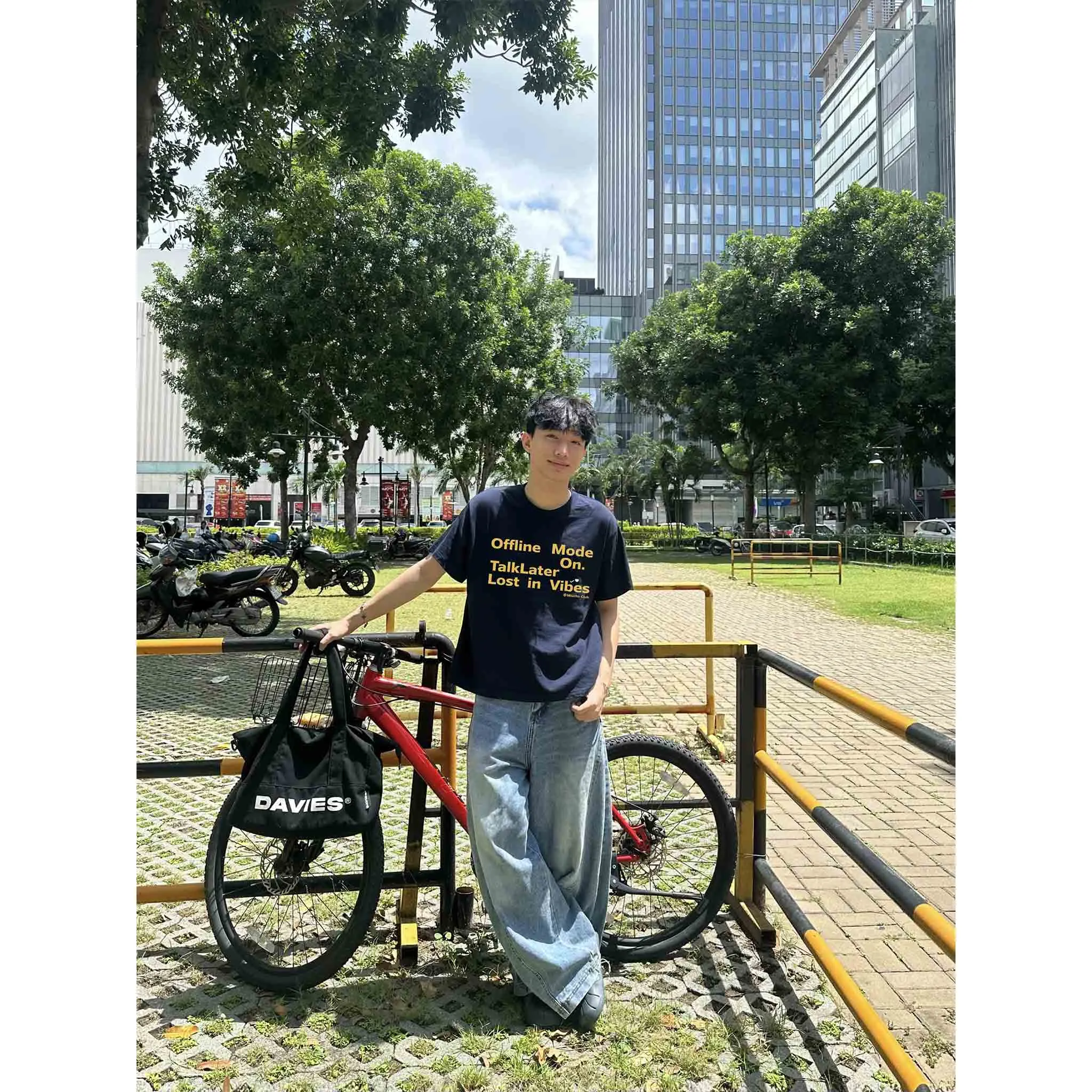 Áo thun nam form boxy in chữ 2565 Miucho vải cotton 2c thoáng mát phong cách basic dễ phối_thumbnail_2