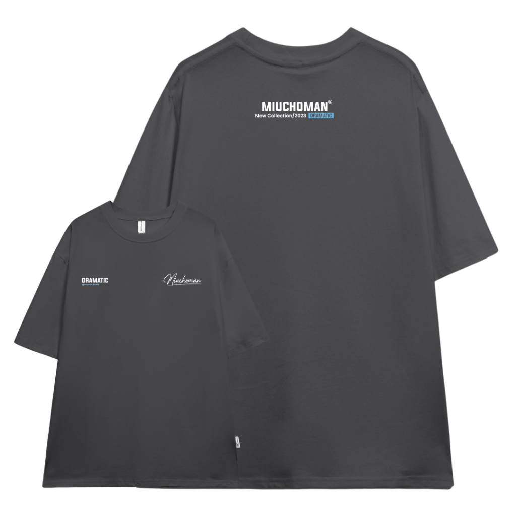Áo thun nam form rộng ATD383 Miucho Man cotton cổ tròn in typography_thumbnail_8