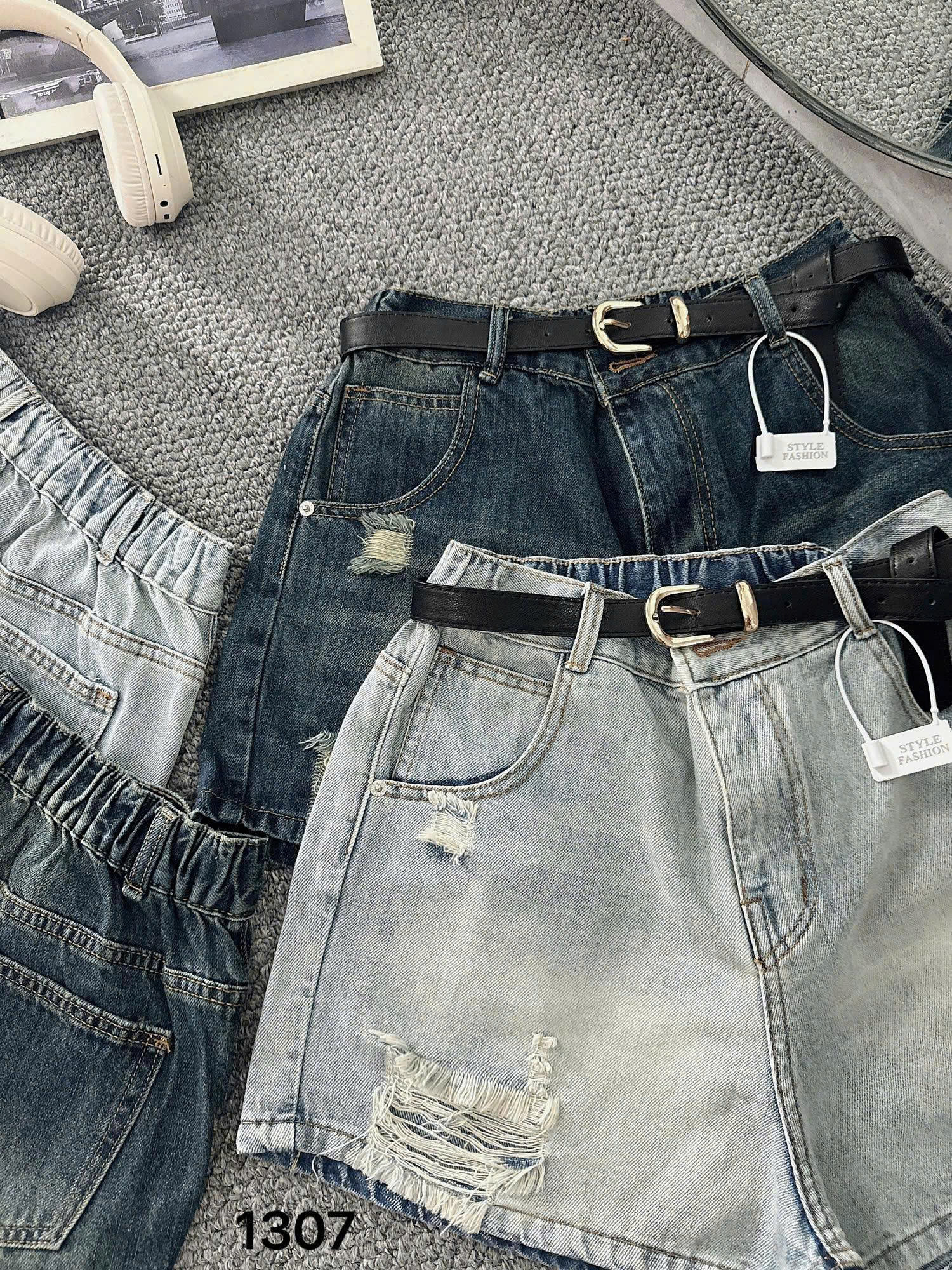 Quần short lưng thun rách bigsize QSJ1307 dành cho nàng béo mập từ 55-90kg_thumbnail_7