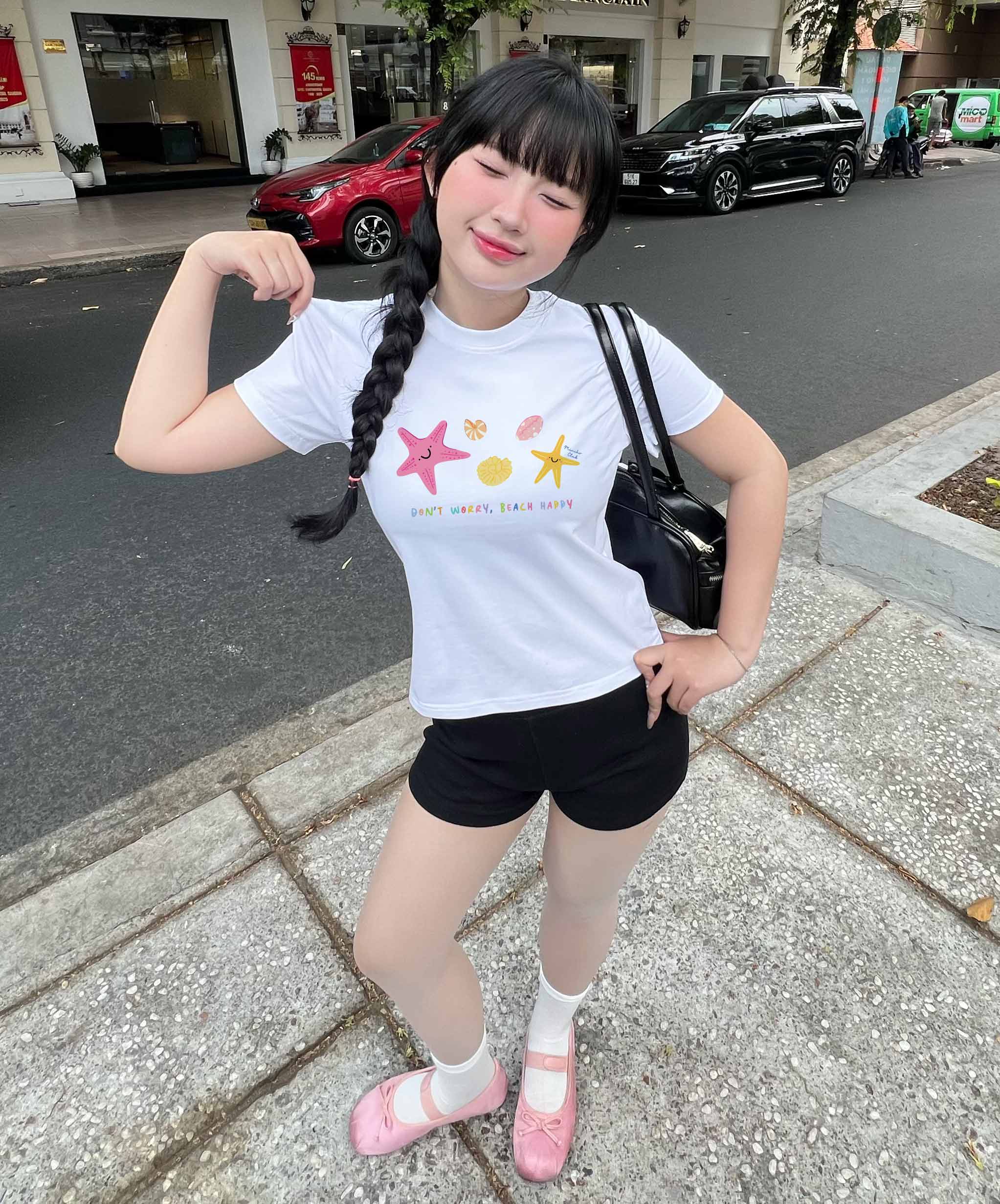 Áo baby tee ôm body hè biển 2155 Miucho cổ tròn vải cotton 4c thoáng mát in mix_thumbnail_2