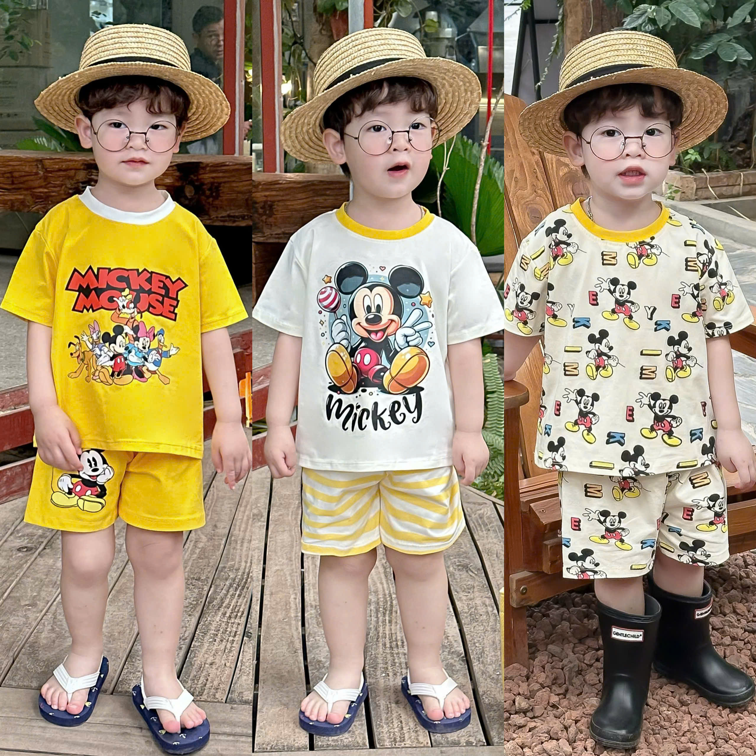 H31 SET 3 BỘ CỘC MICKEY CẦM KẸO DƠ HI- A100.335