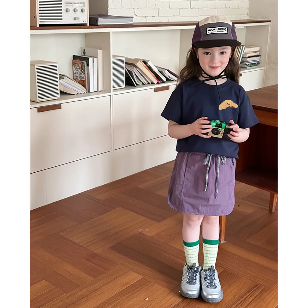 Áo thun form rộng bé trai bé gái Kado vải cotton thoáng mát mềm mại basic in artwork 2926_thumbnail_3