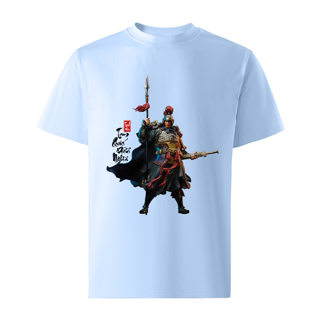 Áo phông nam tam quốc diễn nghĩa nhiều màu nhiều màu ATD1484 Miucho Iconic vải cotton in artwork_thumbnail_15