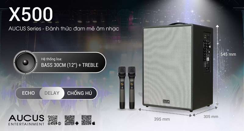 loa aucus acnos x500 chất lượng