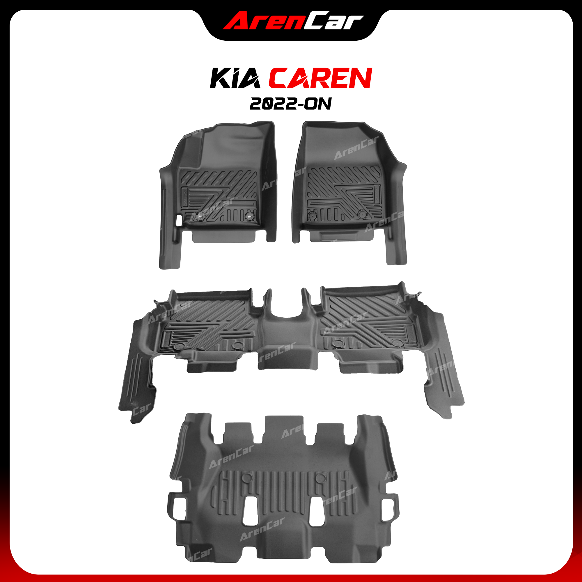 Thảm Lót Sàn Ô Tô TPE Nhựa Đúc Kia Carens