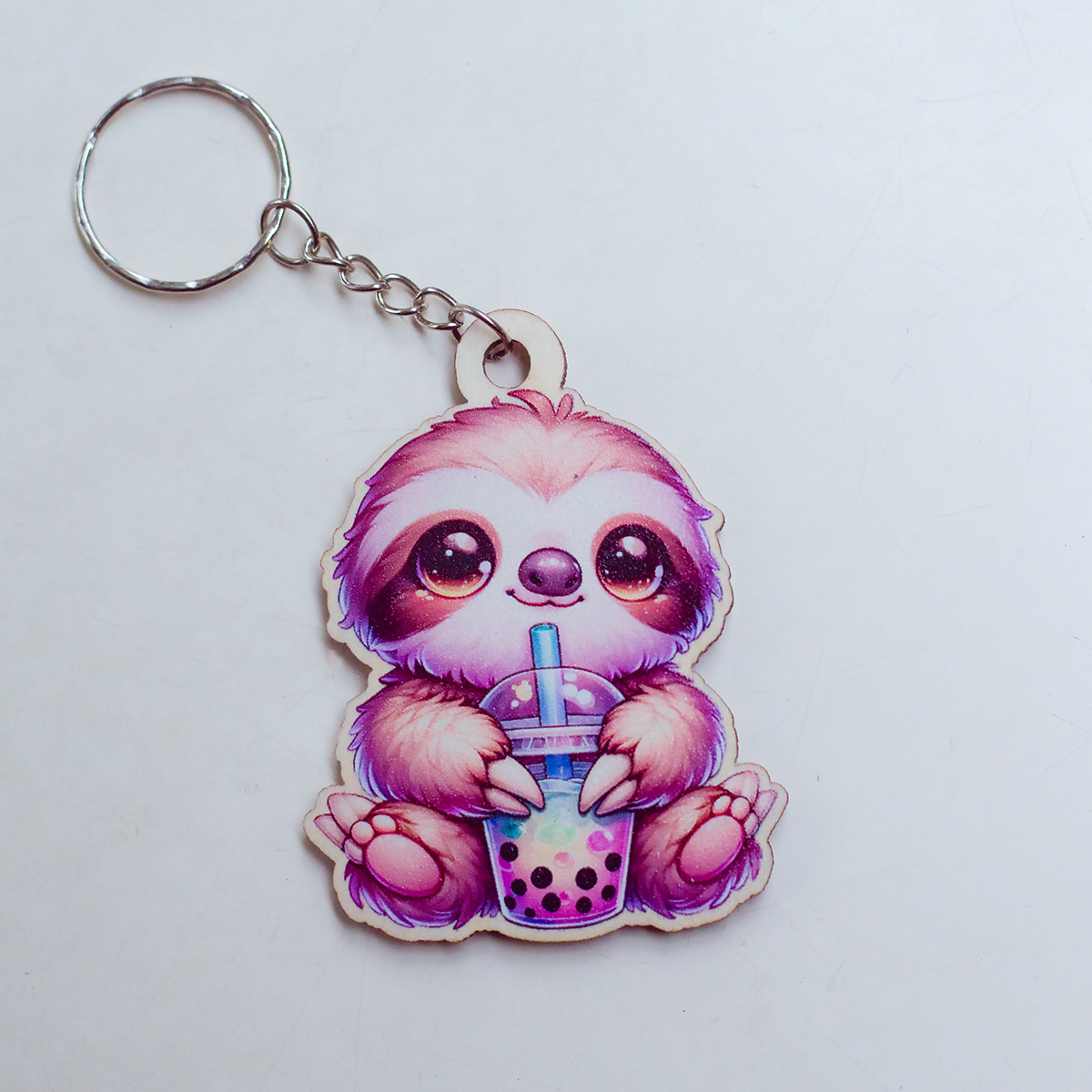 Móc Khóa Xinh Yêu - Móc khóa gỗ hình thú cưng cute_thumbnail_3