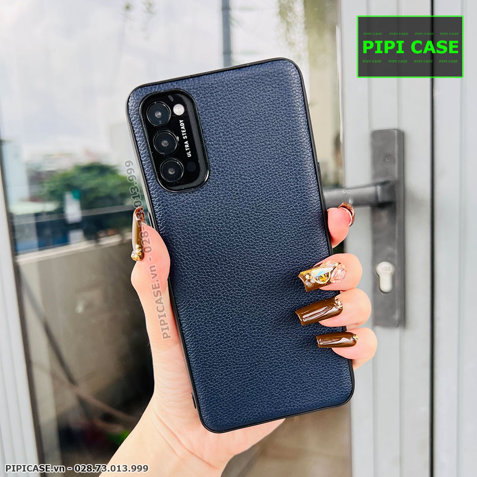 Ốp Lưng Oppo Reno 4 - Robert - Xanh Đen