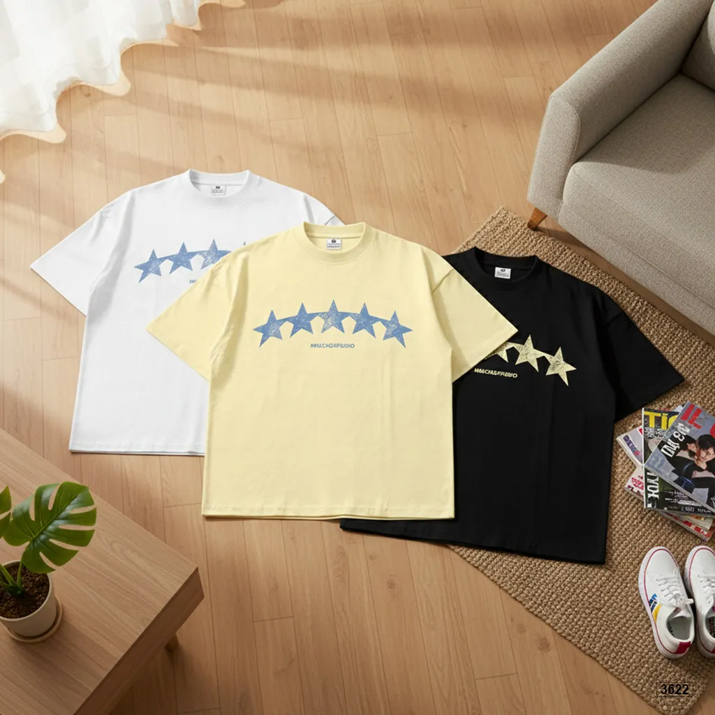 Áo thun boxy unisex thiết kế cổ điển Miucho 3622_thumbnail_7