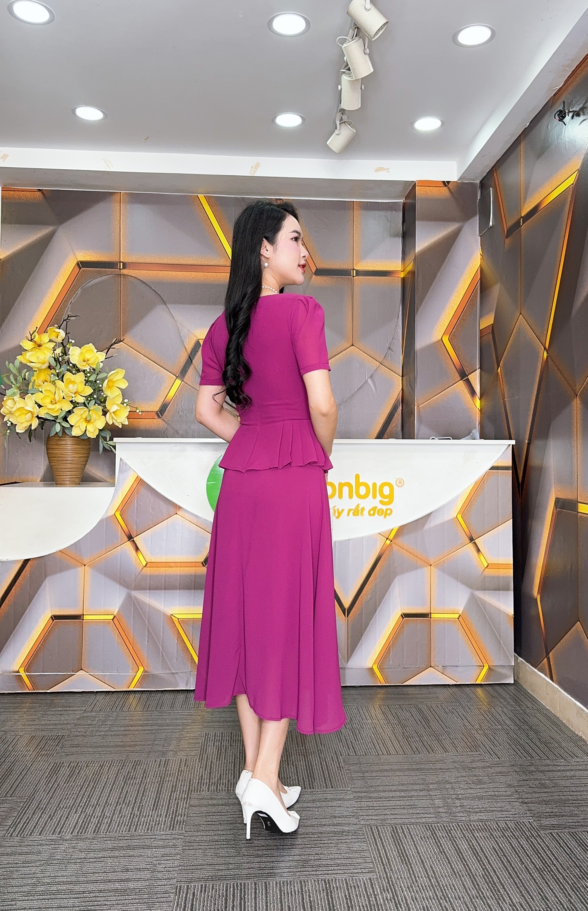 Đầm xòe - Y1791 - Thương hiệu Zonbig_thumbnail_3