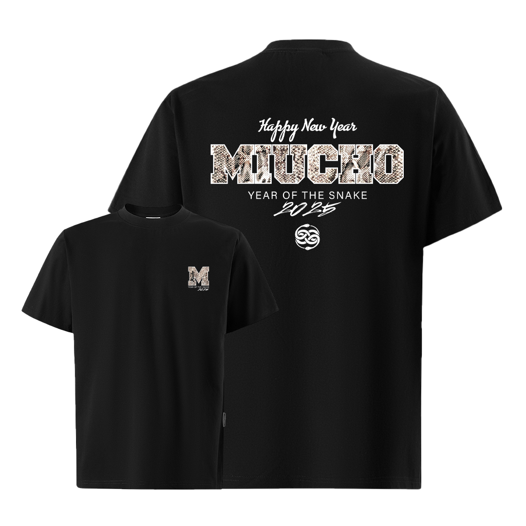 Áo phông tết form rộng cổ tròn vải cotton 4c co giãn thoáng mát 1825 Miucho Iconic in typography_thumbnail_7