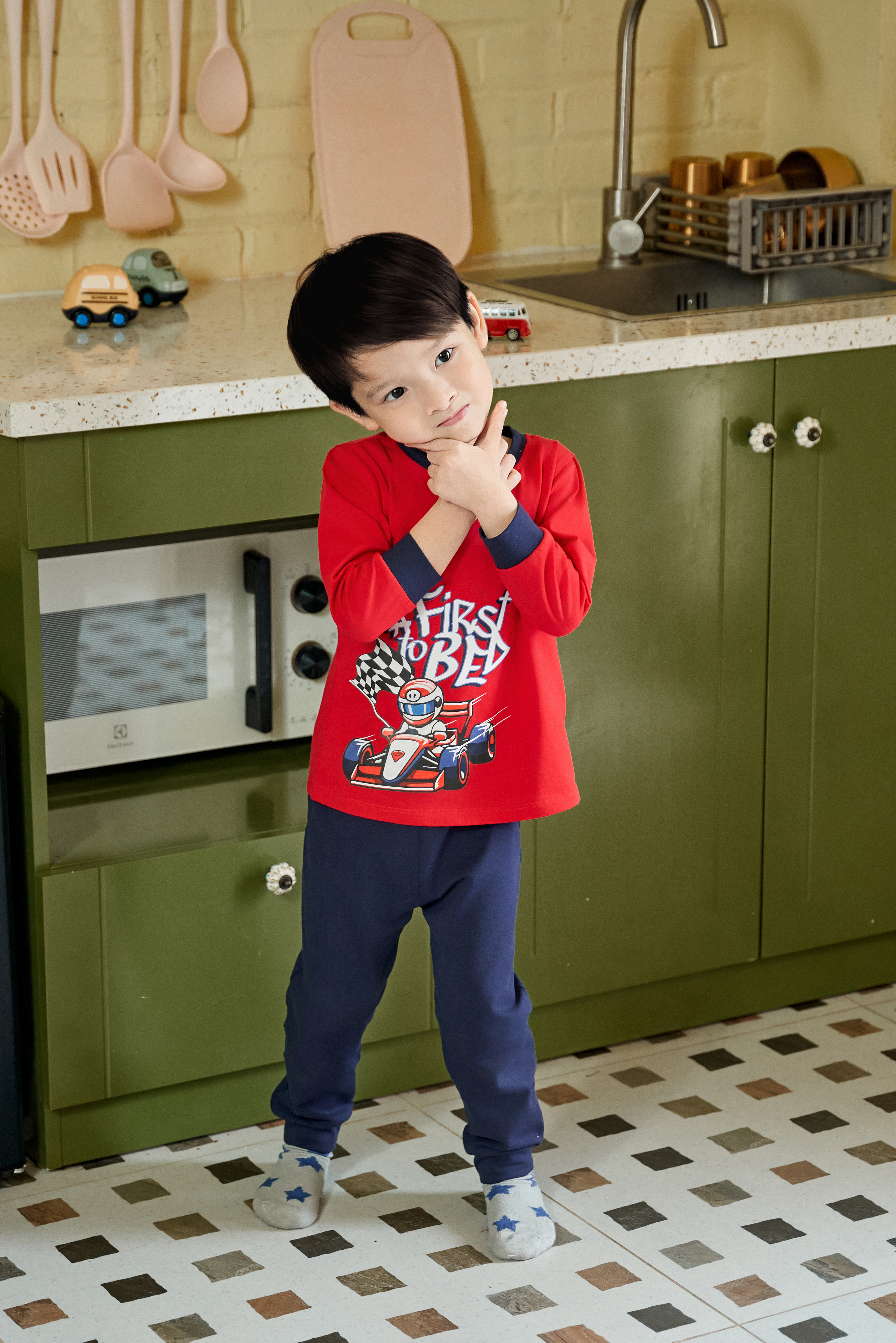 Bộ thun dài phối màu bo in hình_thumbnail_4