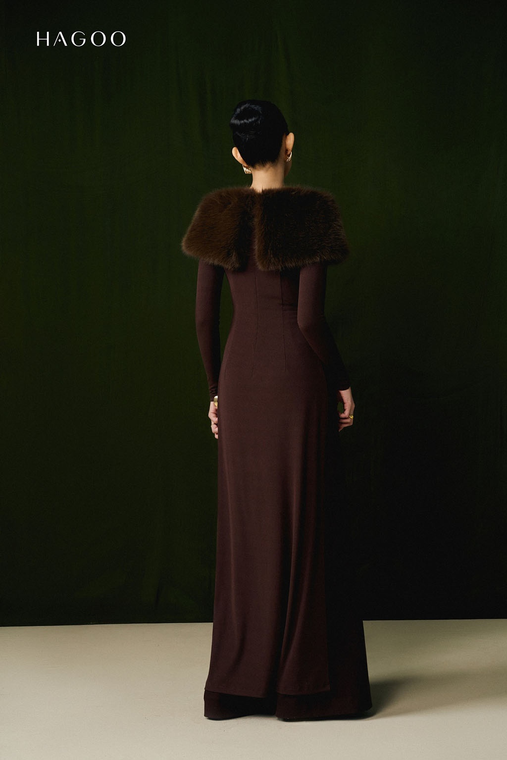 Set Áo dài thun vai lông choàng HAGOO_thumbnail_7