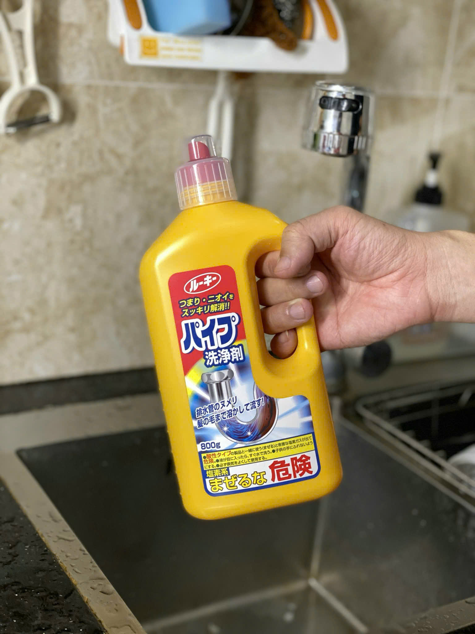 Chai thông tắc đường ống loại to 800g Rocket_thumbnail_4