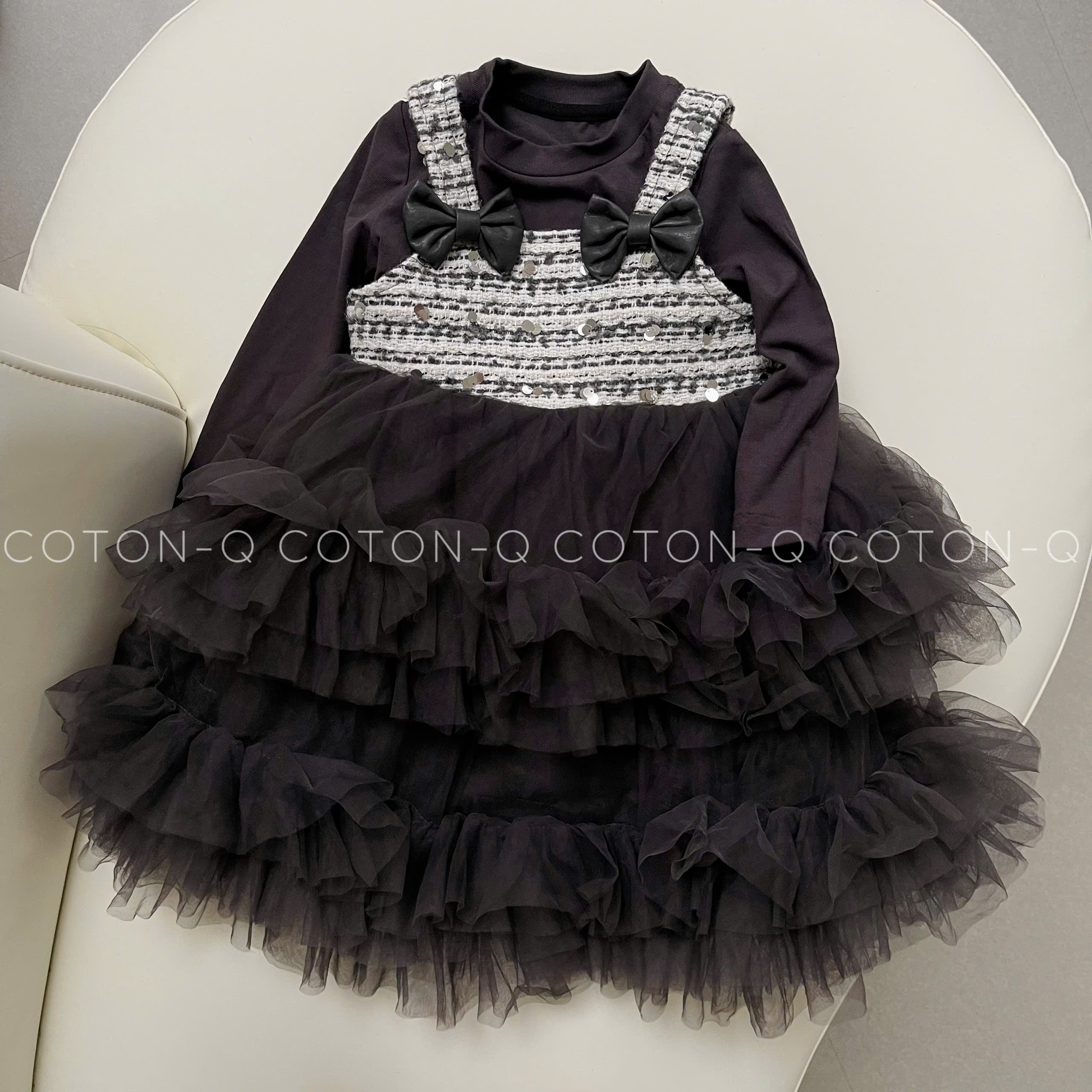 Đầm công chúa bé ( XANH )_thumbnail_5