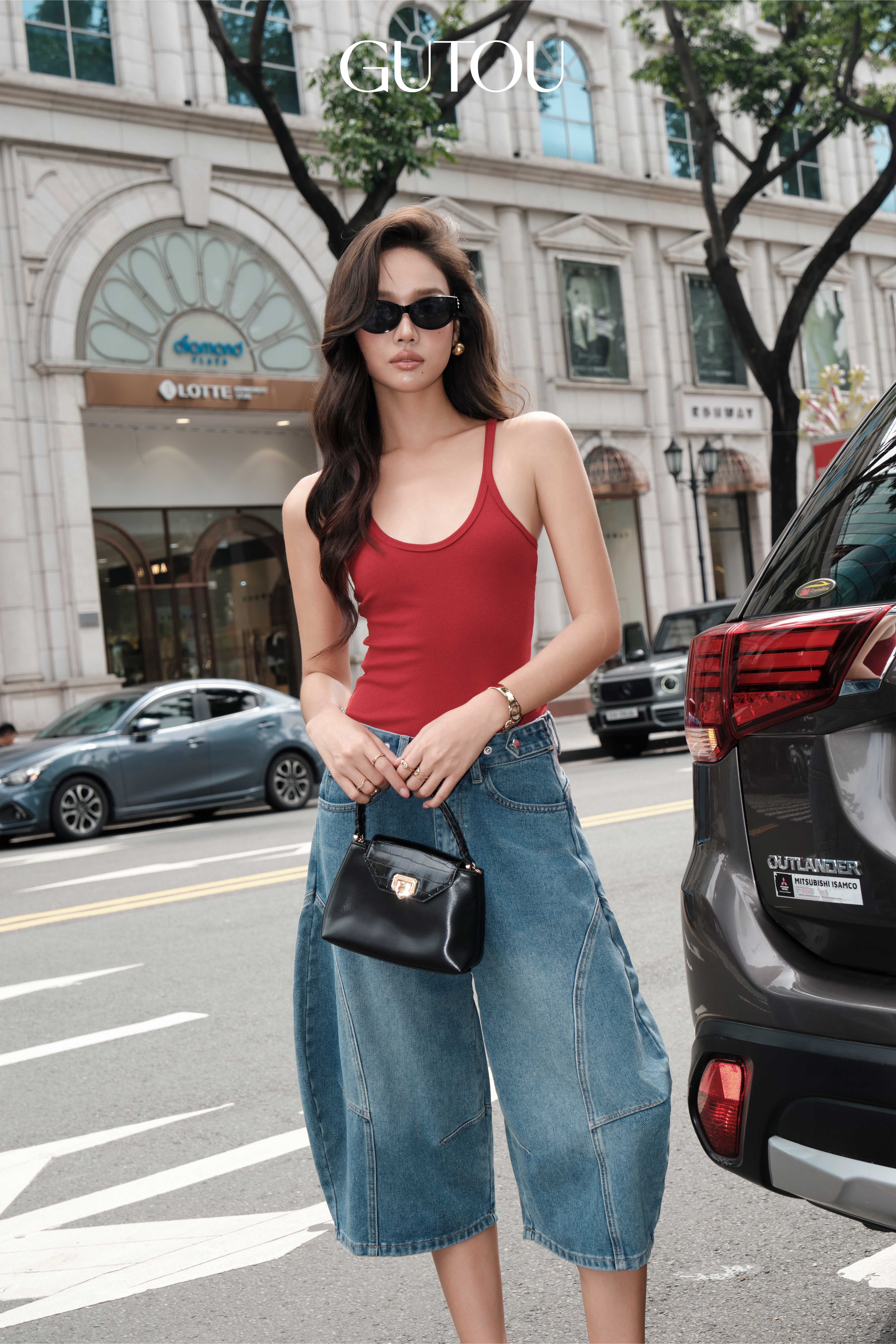 [ GUTOU ] Quần Jean Ngố Ống Thụng New Style