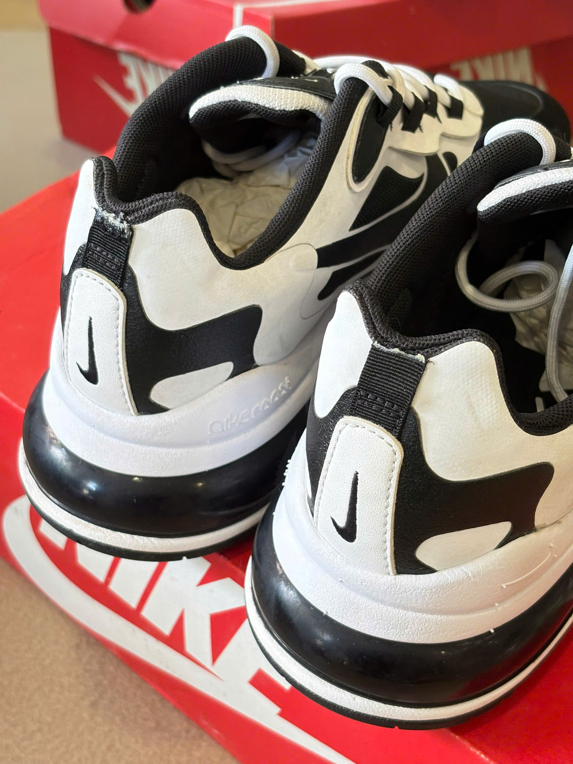 Nike Air Max 270 React Summite White Core Black Shoes CT1646-100_thumbnail_3