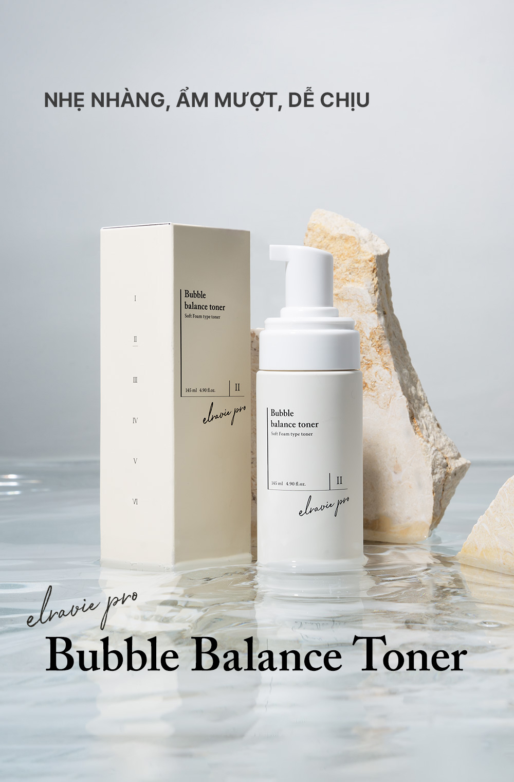 Nước cân bằng, cấp ẩm Elravie Pro Bubble Balance Toner 145ml_thumbnail_2