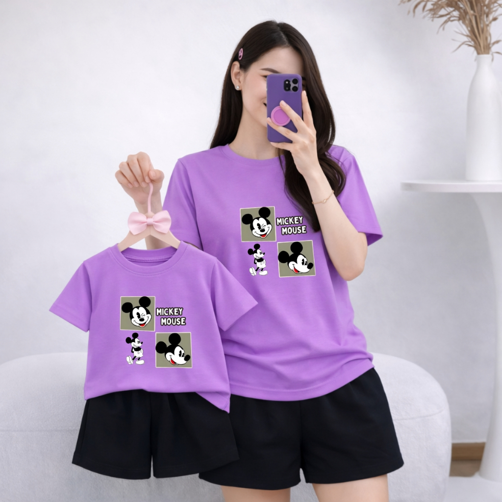 [Form rộng] Set đồ đôi mẹ và bé hình MICKEY - Loza BP632-SB632_thumbnail_2