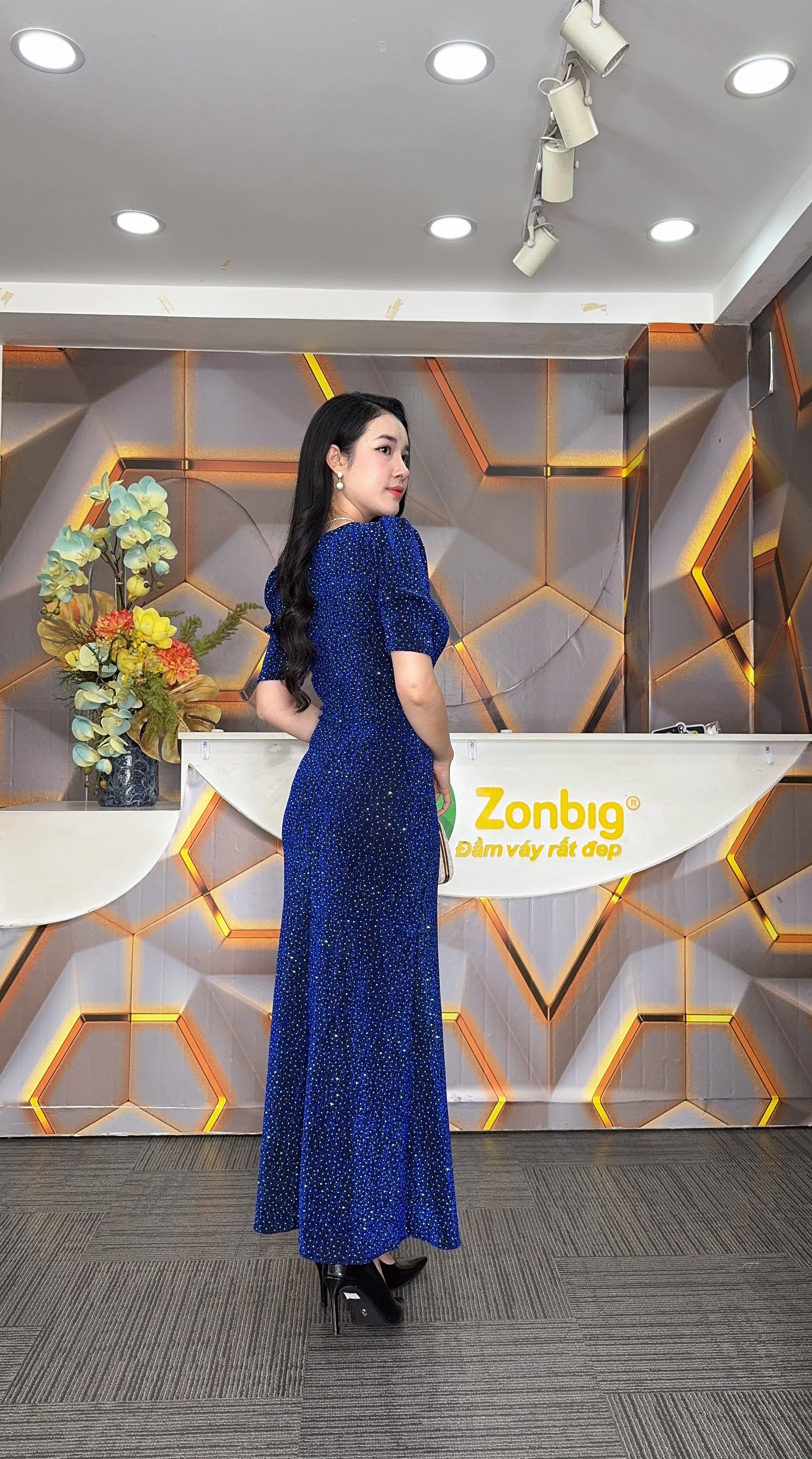 Đầm xòe đuôi cá - Y1893 - Thương hiệu Zonbig_thumbnail_5
