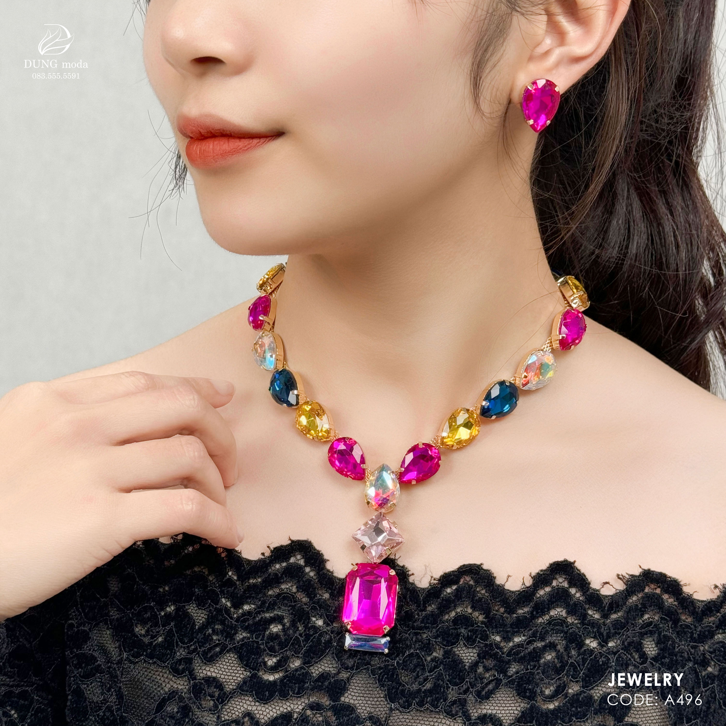 Bộ Trang Sức Pha Lê A496_thumbnail_0