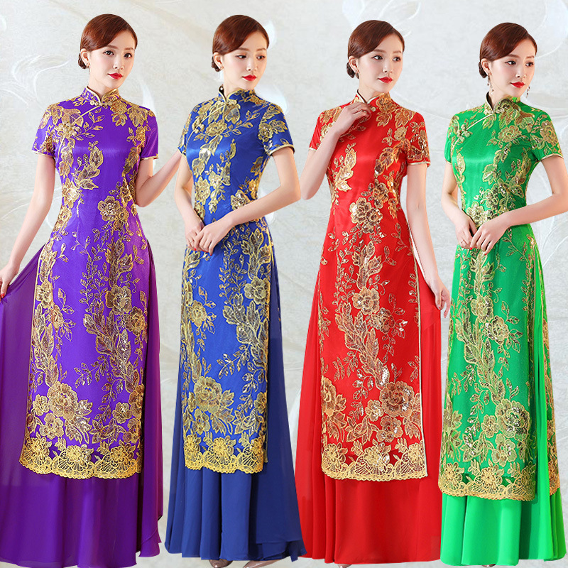 [MS000033] 🔥 Tỏa Sáng Với Áo Dài Cách Tân Đính Ren Lấp Lánh_thumbnail_1