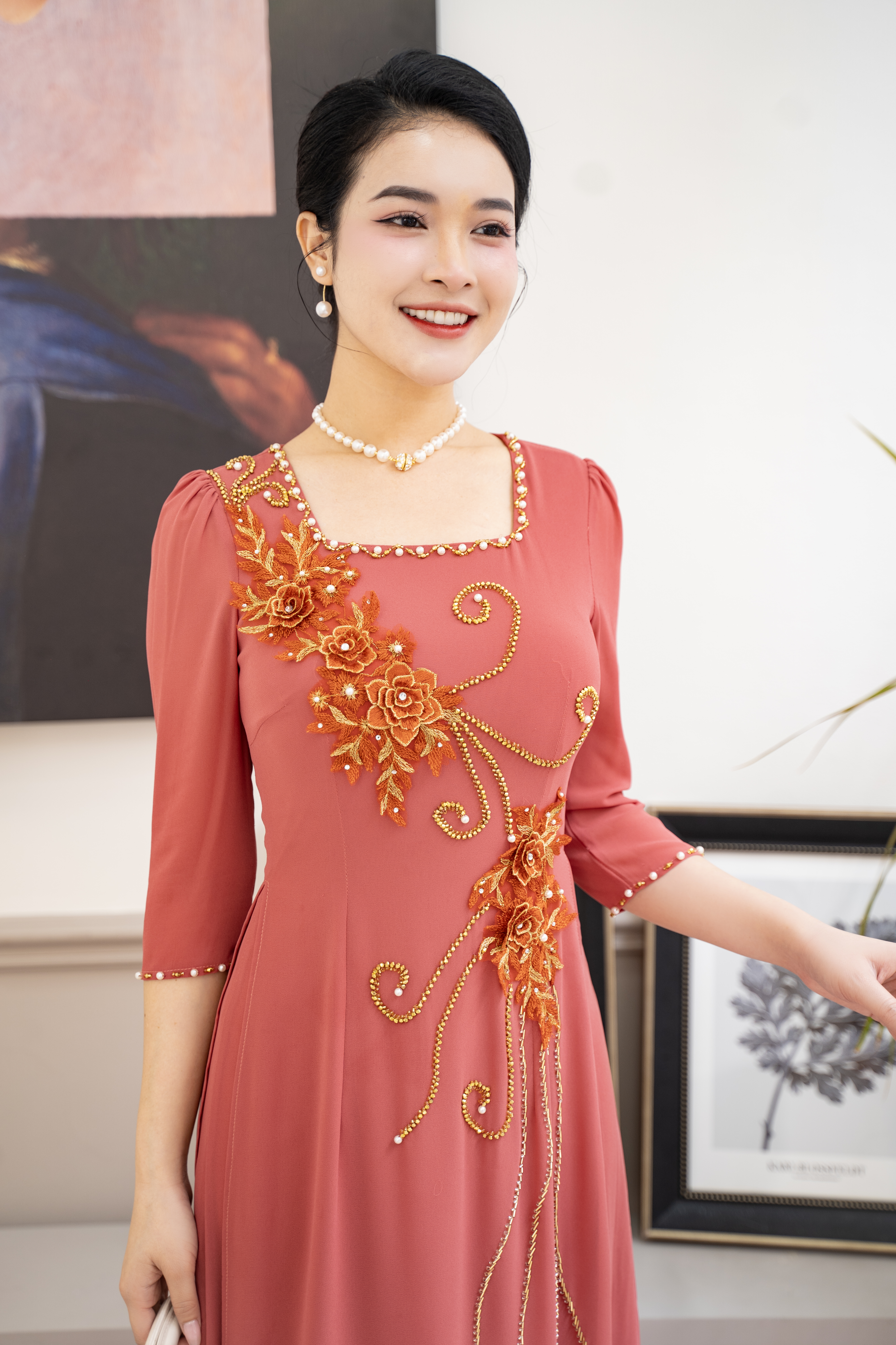 Đầm giả áo dài - Y1771 - Thương hiệu Zonbig_thumbnail_7