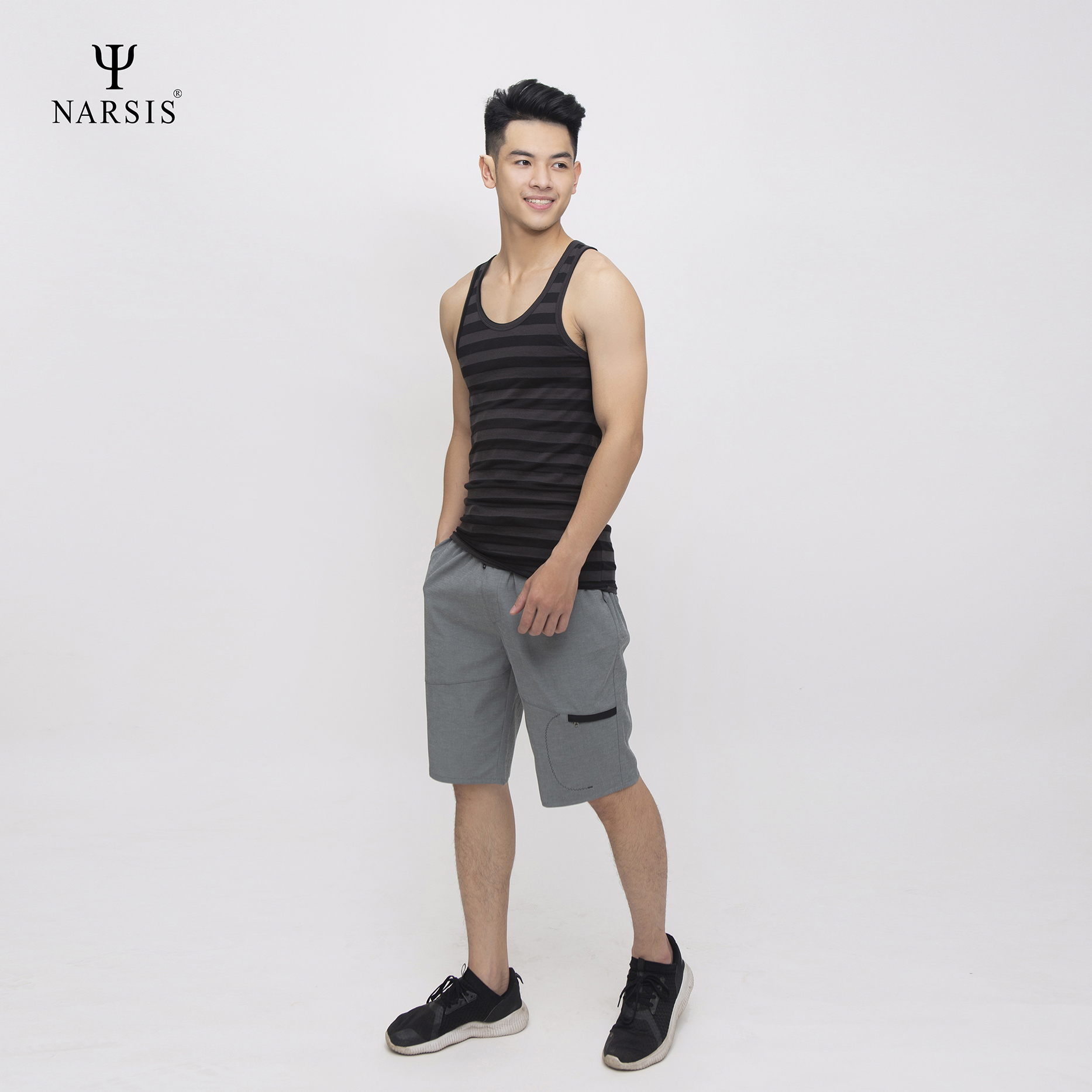 ÁO MAY Ô NAM D4033 NARSIS VẢI COTTON MỀM MẠI, CO GIÃN TỐT, VẢI THOẢI MÁI VẬN ĐỘNG, HÚT ẨM TỐT