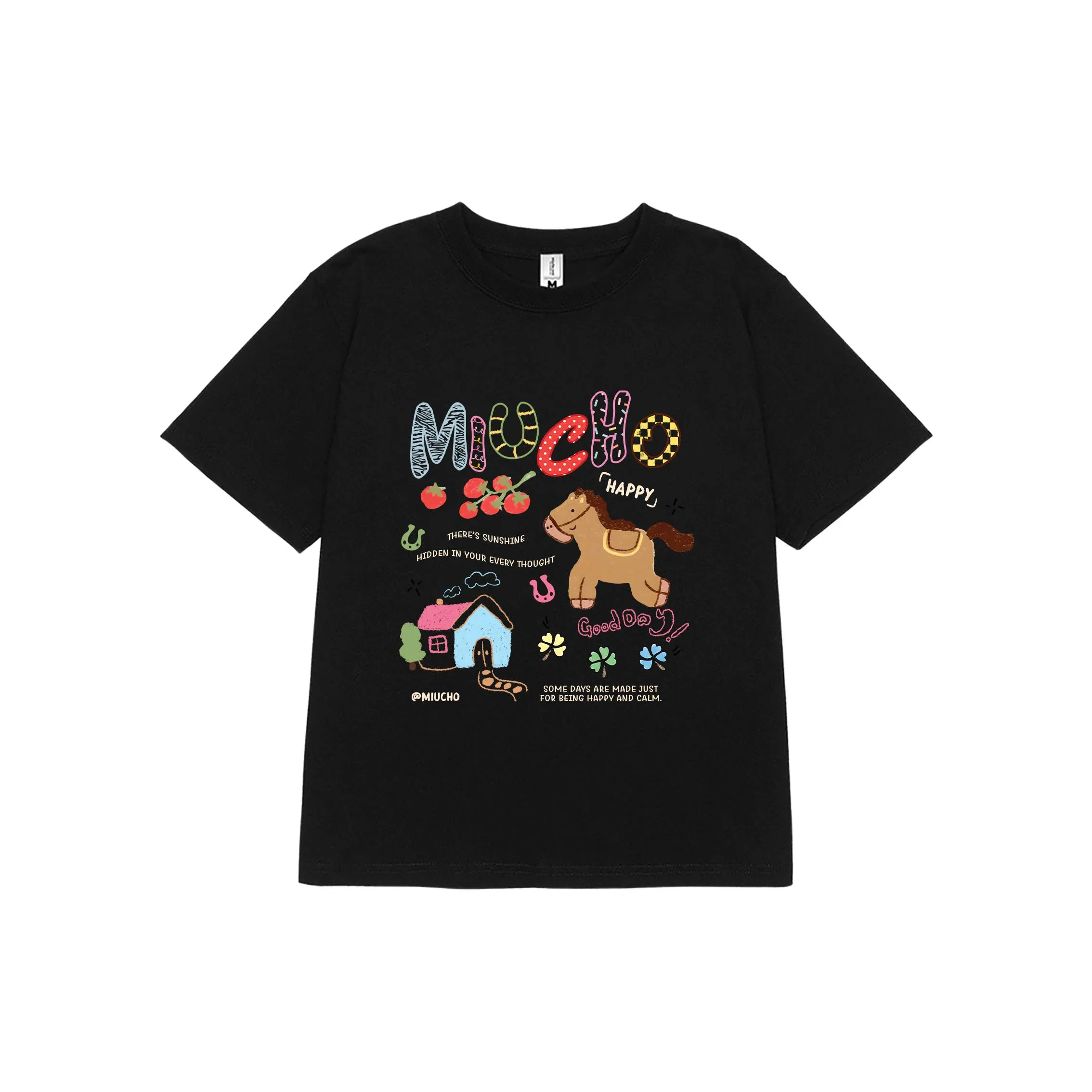 Áo baby tee nữ Miucho cotton co giãn 2 chiều thoáng mát cartoon in mix dễ thương nhiều màu 2740_thumbnail_9