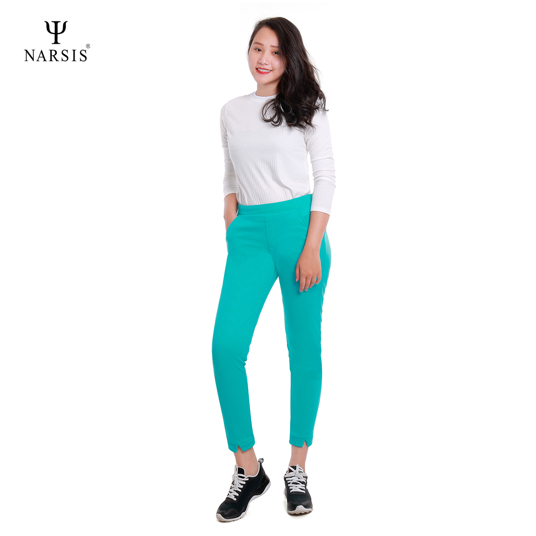 QUẦN DÀI NỮ P6060 NARSIS VẢI NỈ ẤM ÁP, MỀM MẠI, THÍCH HỢP MÙA ĐÔNG, GIỮ NHIỆT TỐT