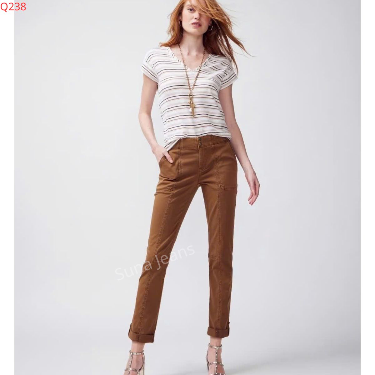 Q238- Kaki jeans - WH- màu bò_thumbnail_1
