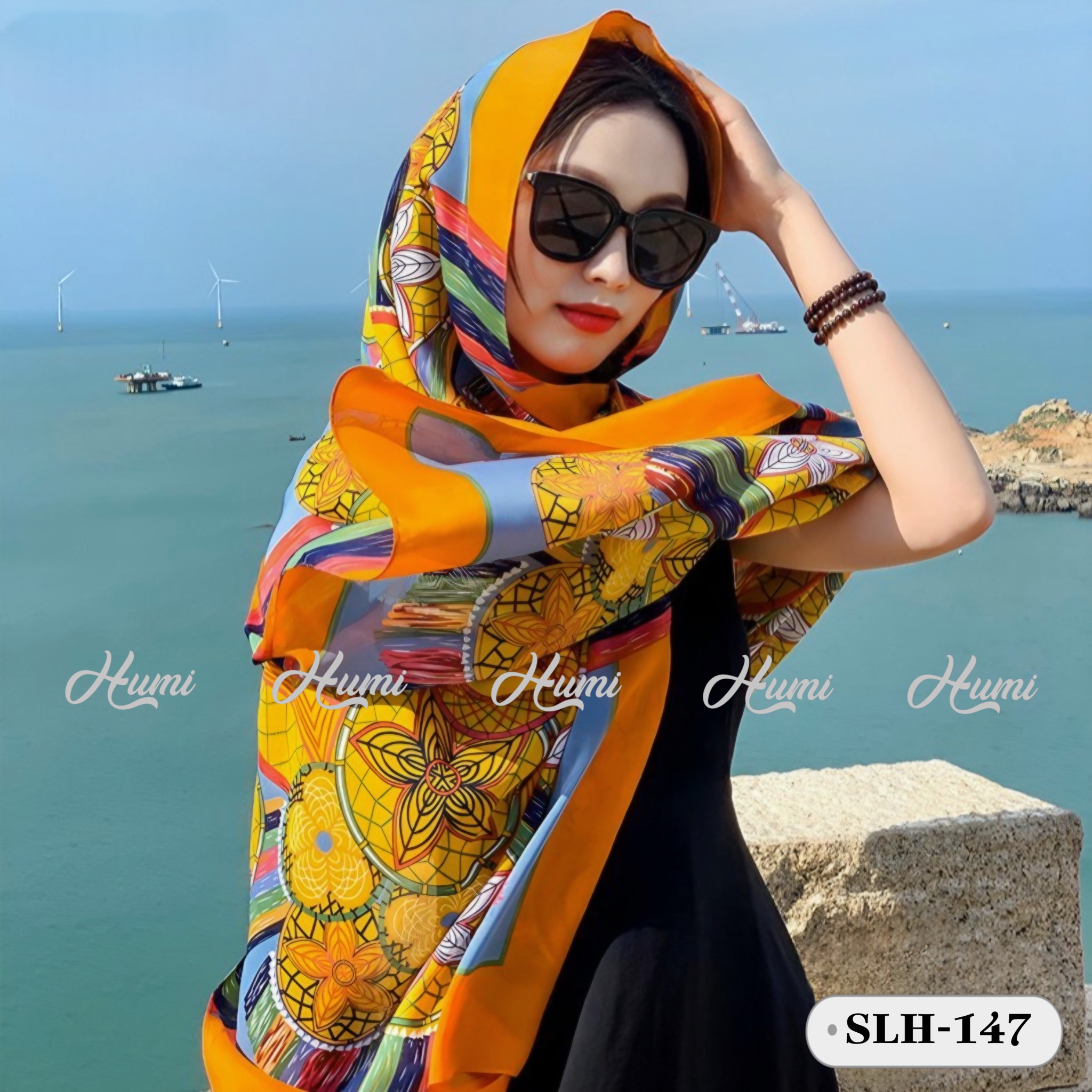 KHĂN CHOÀNG LỤA (SLH147)