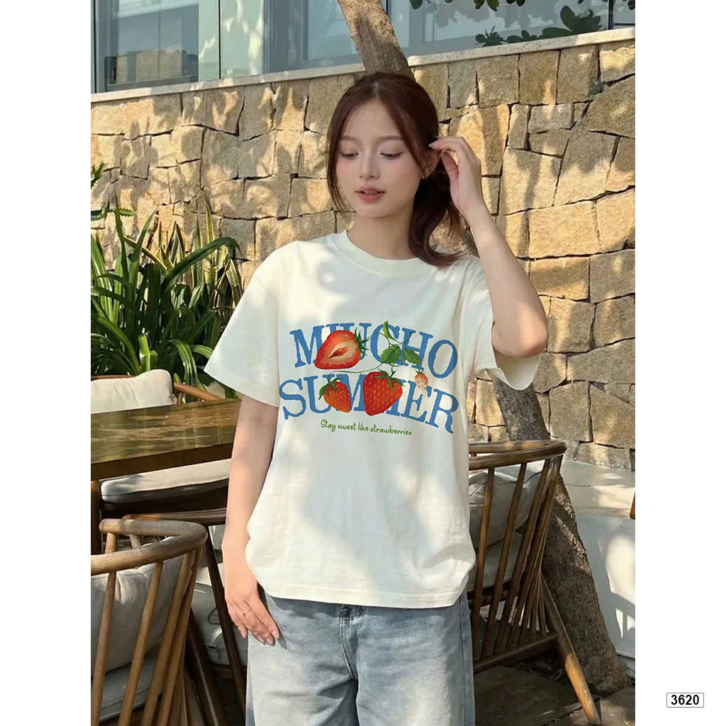 Áo thun boxy unisex Miucho Summer tôn dáng 3620_thumbnail_2