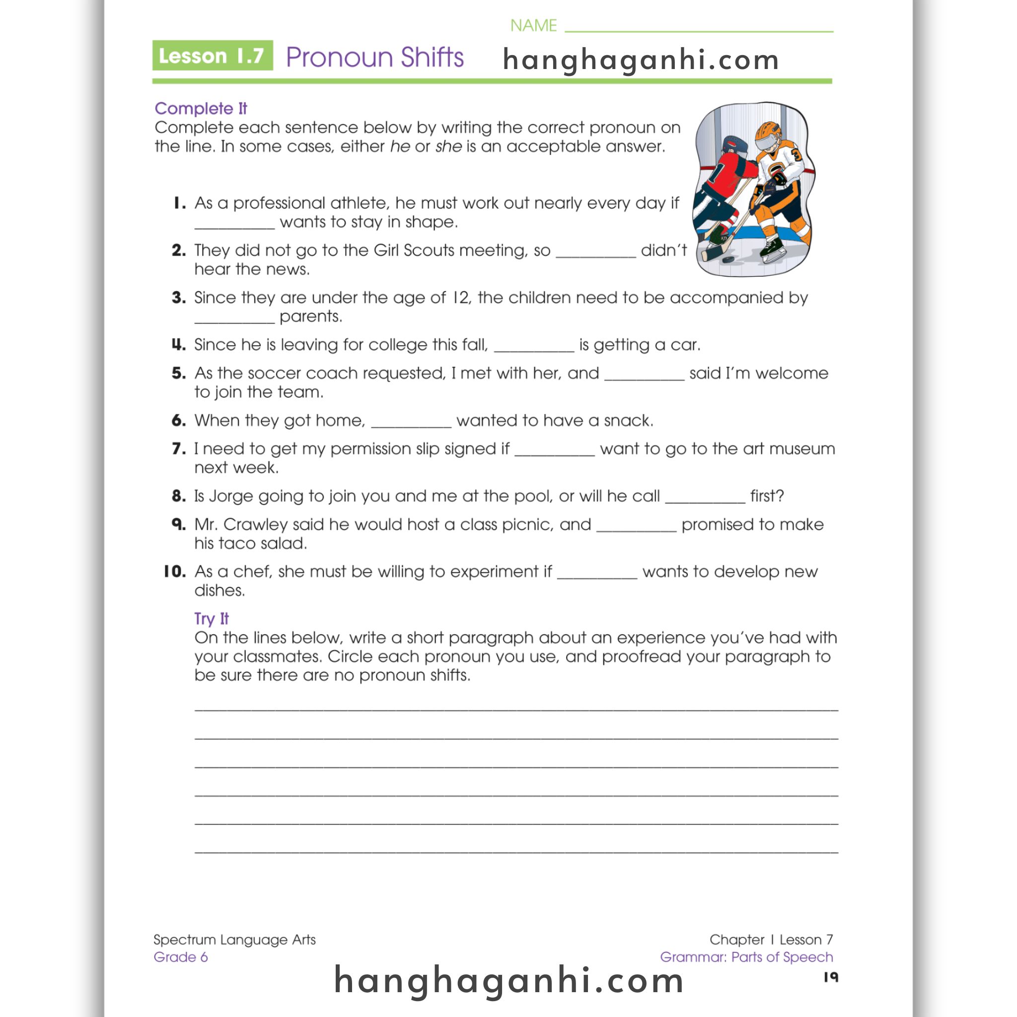 Sách Spectrum Language Arts Workbook Grade 6_thumbnail_5