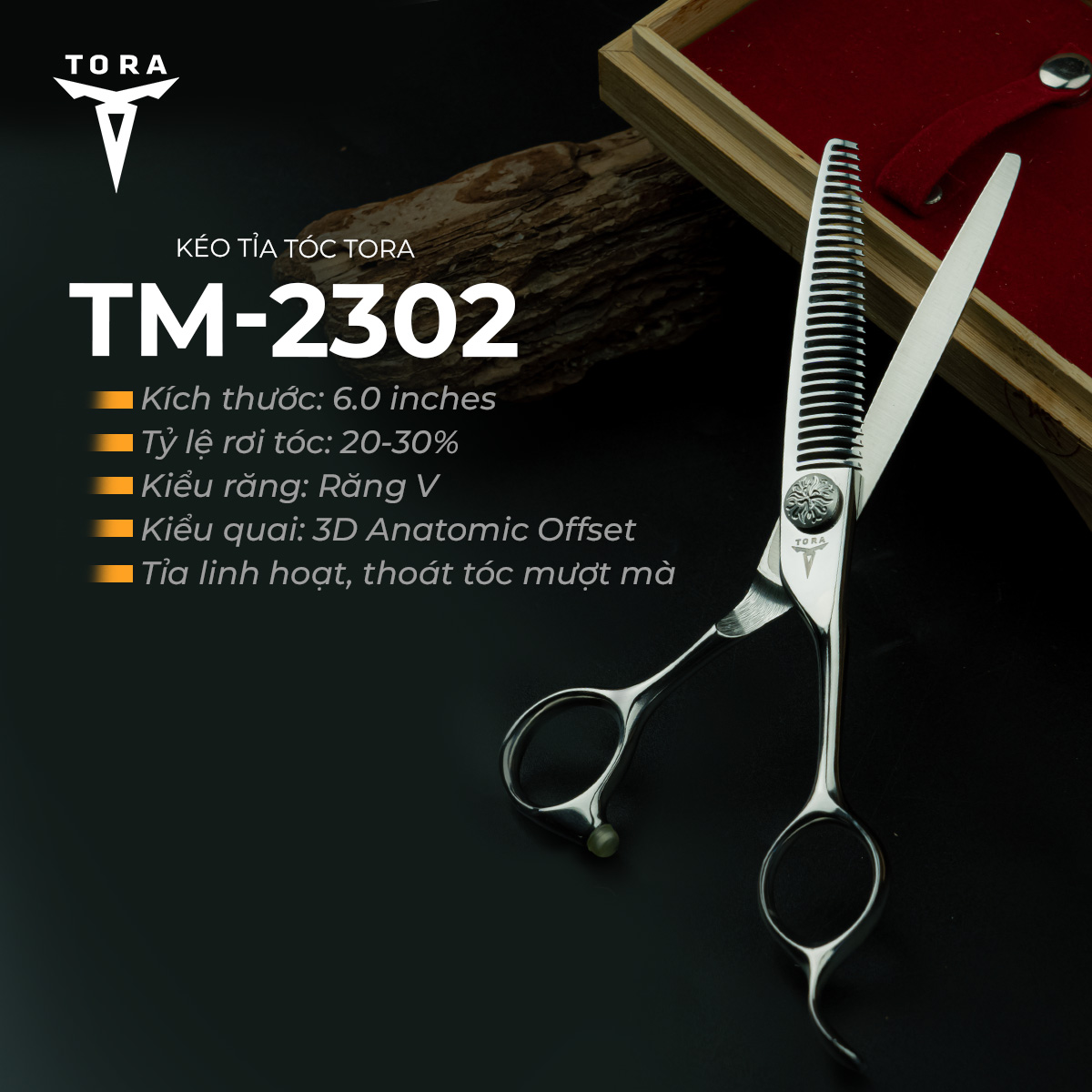kéo tỉa Tora TM-2302