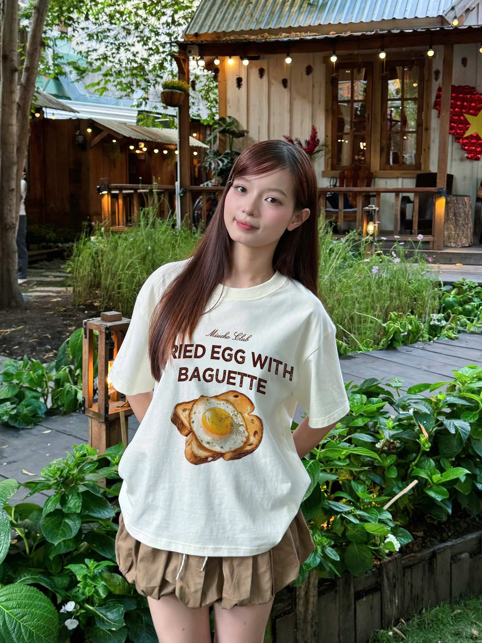 Áo thun boxy phong cách Hàn Quốc AXD2442 Miucho tay ngắn cổ tròn chất cotton co giãn dày dặn thoáng mát_thumbnail_4