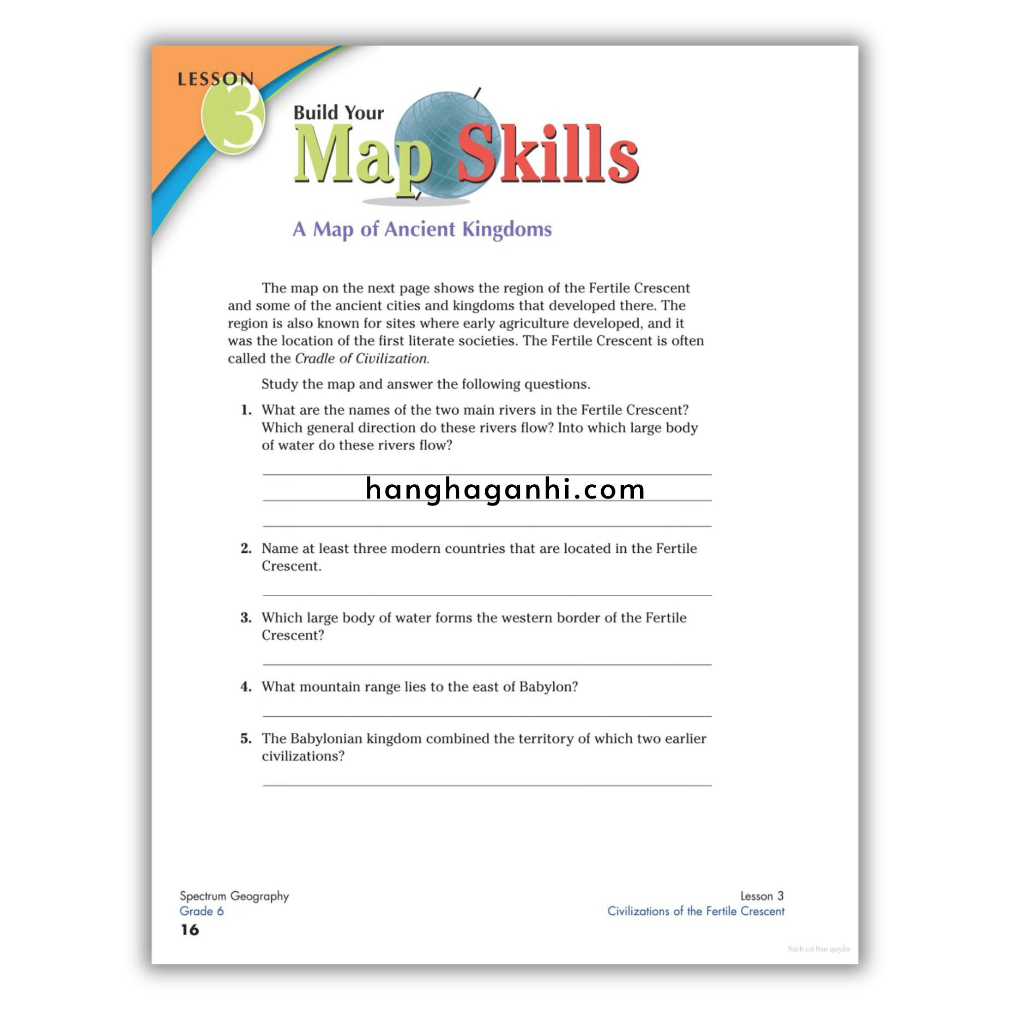 Sách Spectrum Geography Workbook Grade 6_thumbnail_11