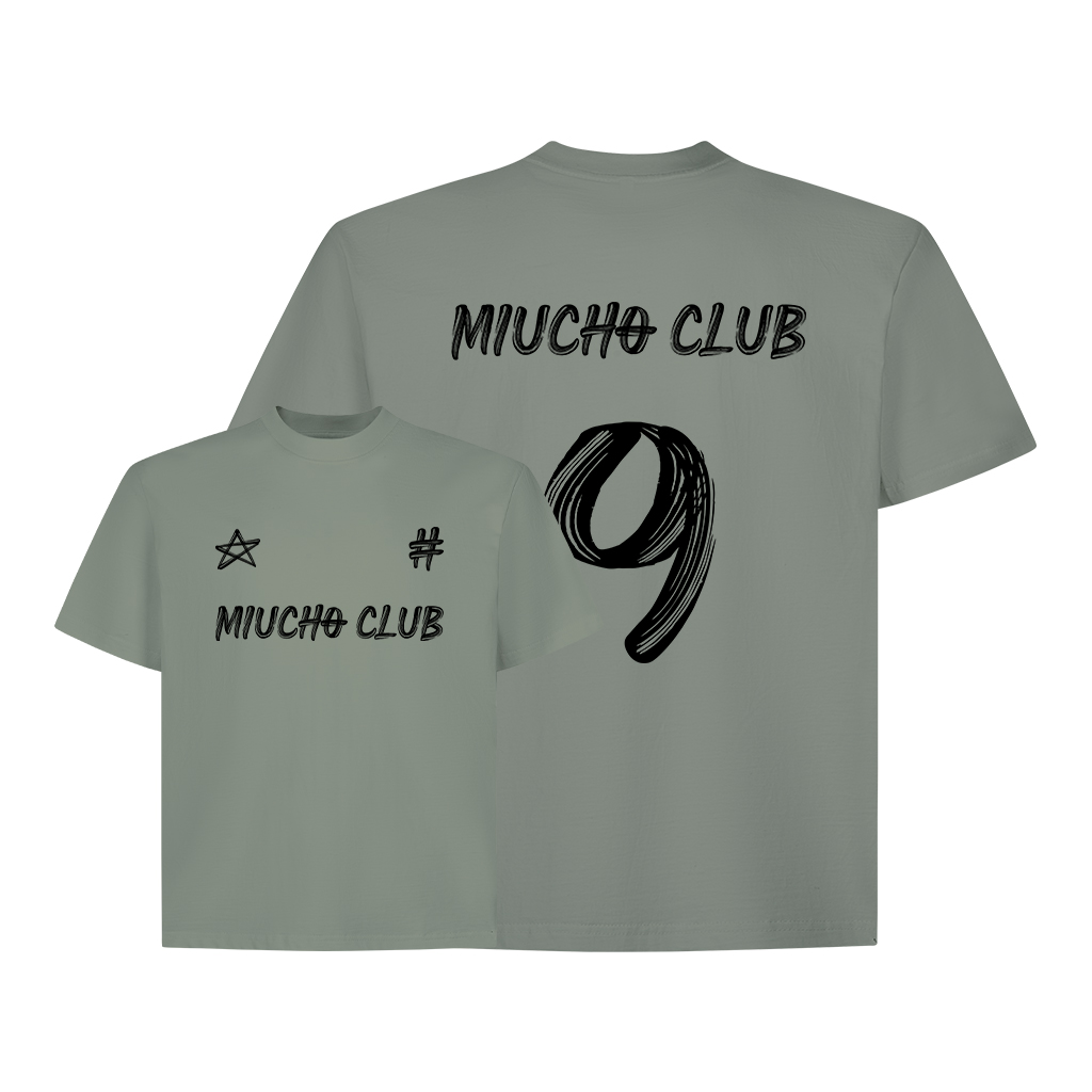 Áo thun boxy nữ local brand 1981 Miucho cổ tròn vải cotton 2C 250GSM thoáng mát in mix