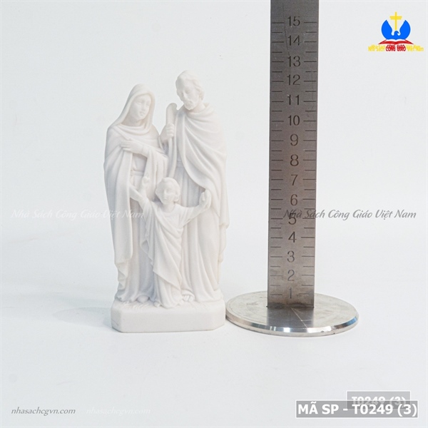Tượng sứ Gia Đình Thánh Gia 13cm trắng ✔_thumbnail_4