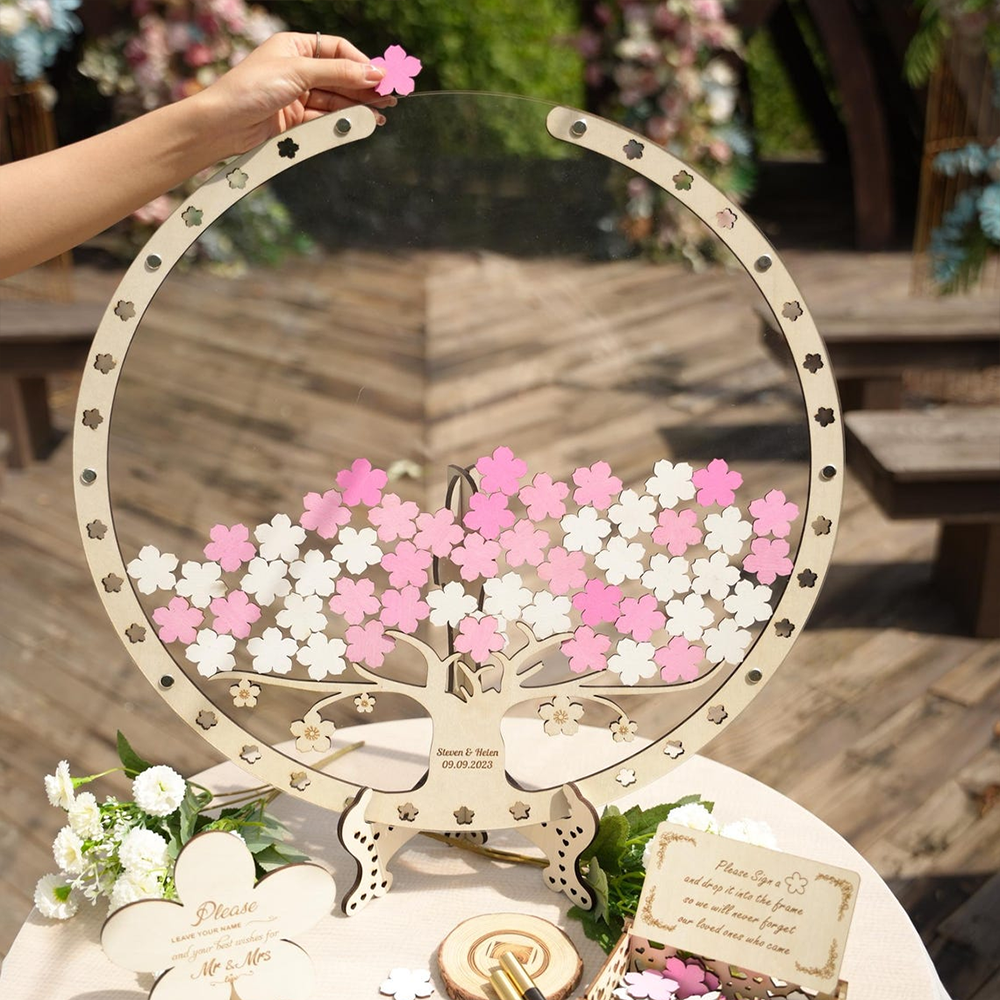 Tranh Thả Gỗ Đám Cưới, Sự Kiện, Công Ty, Sinh Nhật (Đủ phụ kiện) - Size tính theo chiều ngang_thumbnail_13