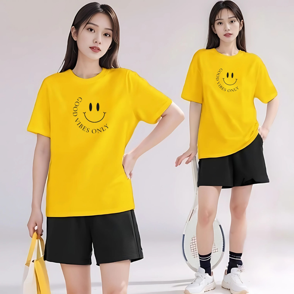 [Form Rộng] Bộ quần áo nữ mặc nhà chất liệu 95% cotton in Mặt cười - Đồ bộ nữ LOZA BP289_thumbnail_2
