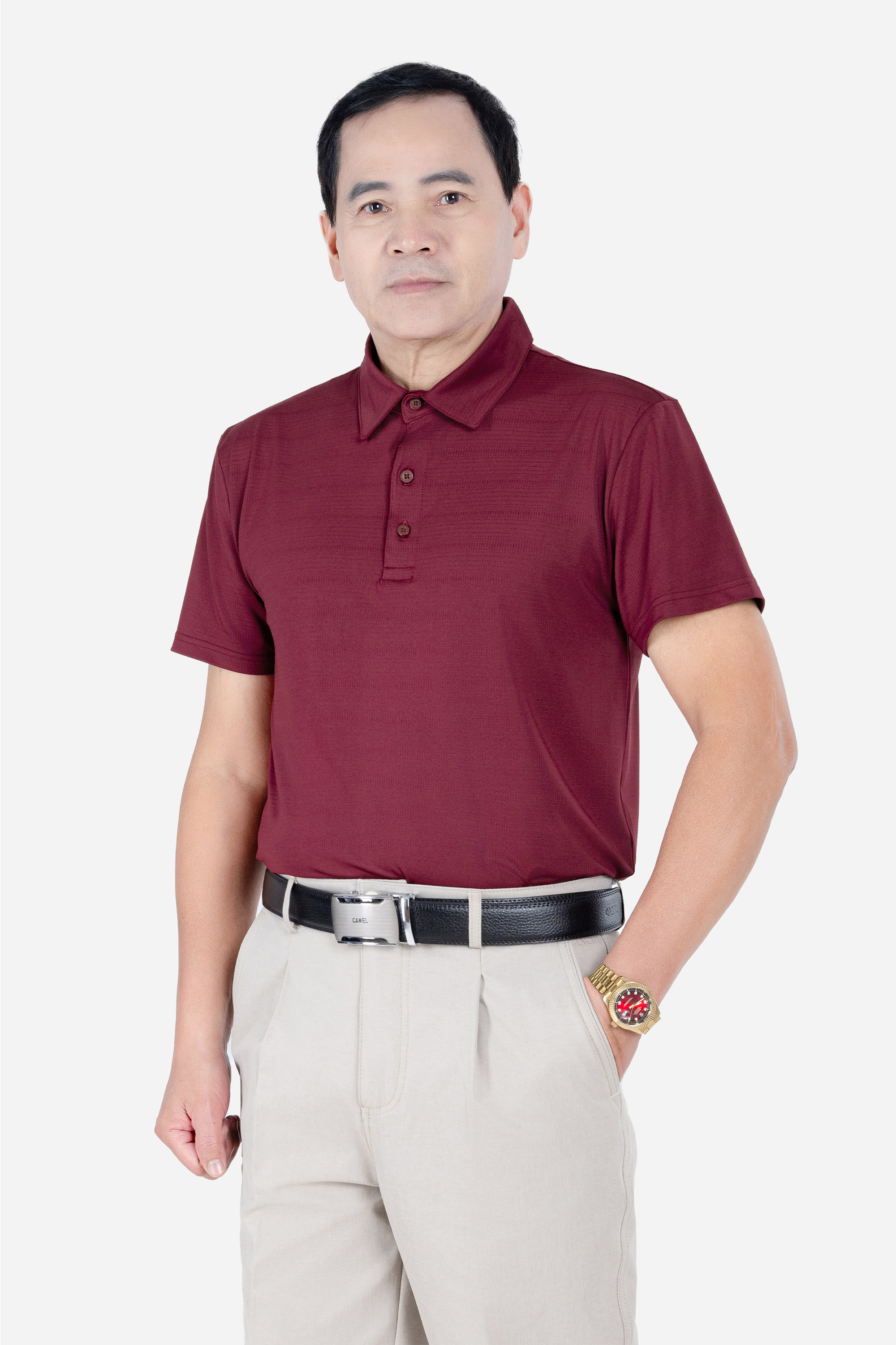 Áo Polo Thể Thao Nam Trung Niên ANCHI Chất Liệu Thun Lạnh Phom Suông Vạt Ngang_thumbnail_11