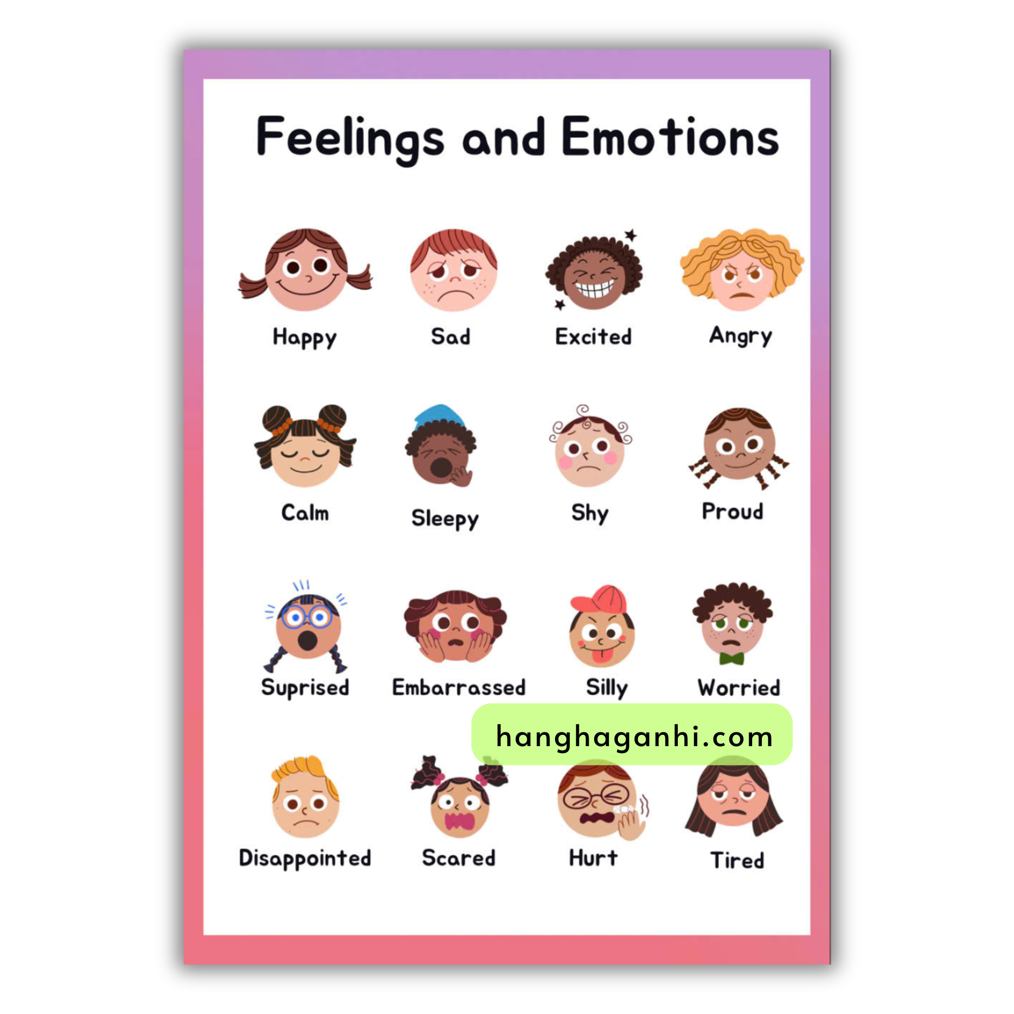 Bộ 13 tranh treo tường, 230 từ vựng Tiếng Anh_thumbnail_5